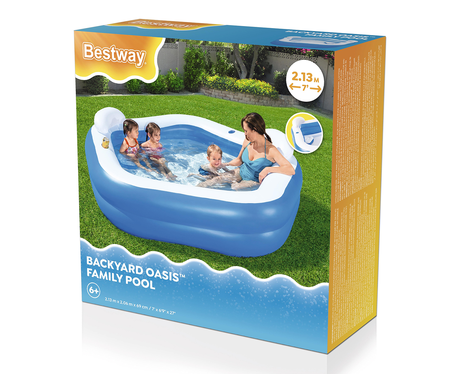 Foto 4 | Foto 4 | Alberca Inflable Pentagonal Bestway 575 L 2.13 x 69 x 2.06 cm