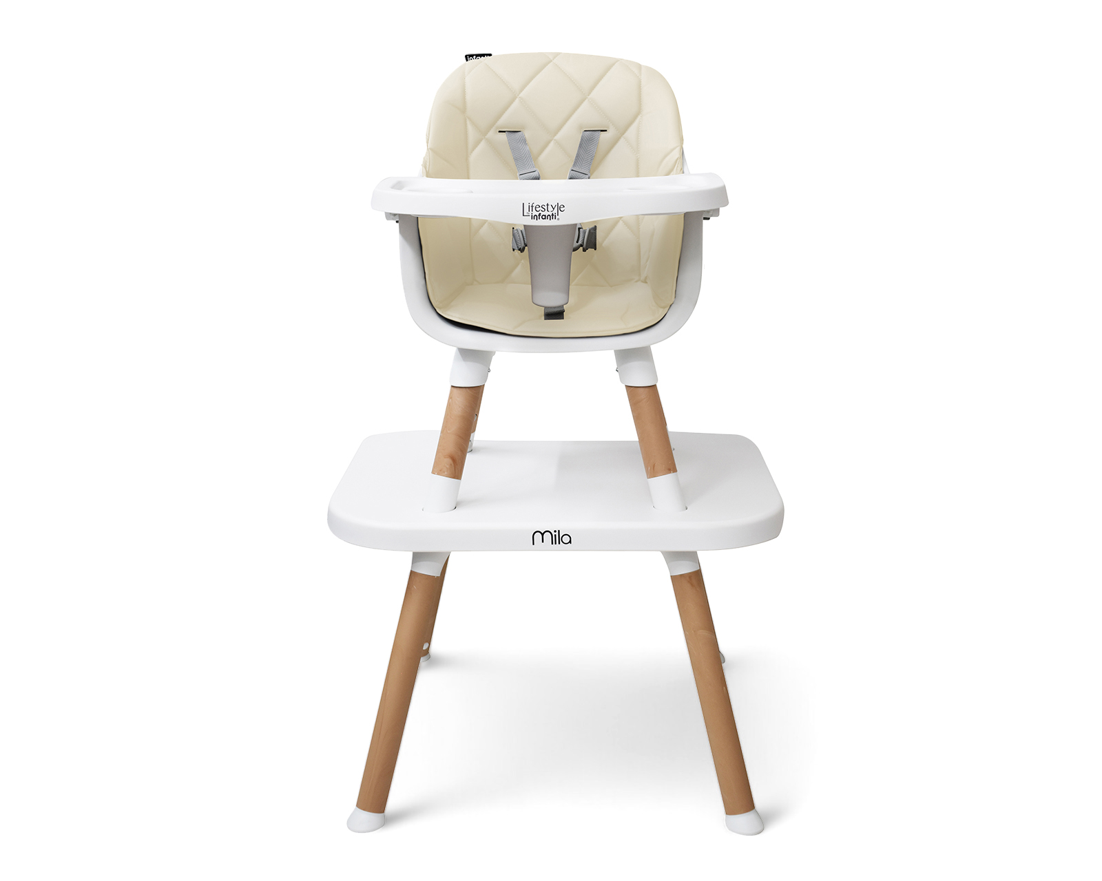 Silla Alta Convertible Infanti Mila Blanca
