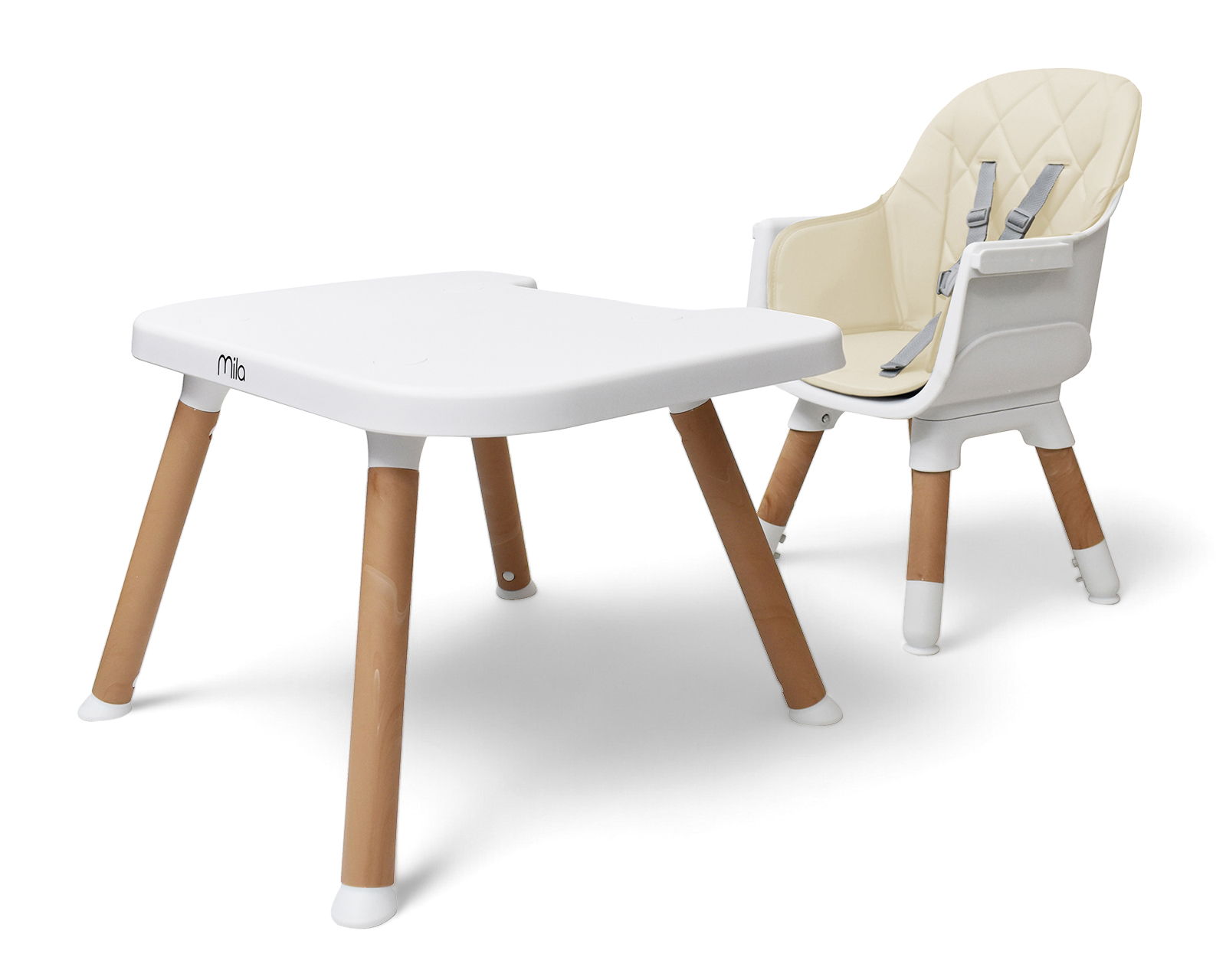 Foto 5 pulgar | Foto 4 | Silla Alta Convertible Infanti Mila Blanca