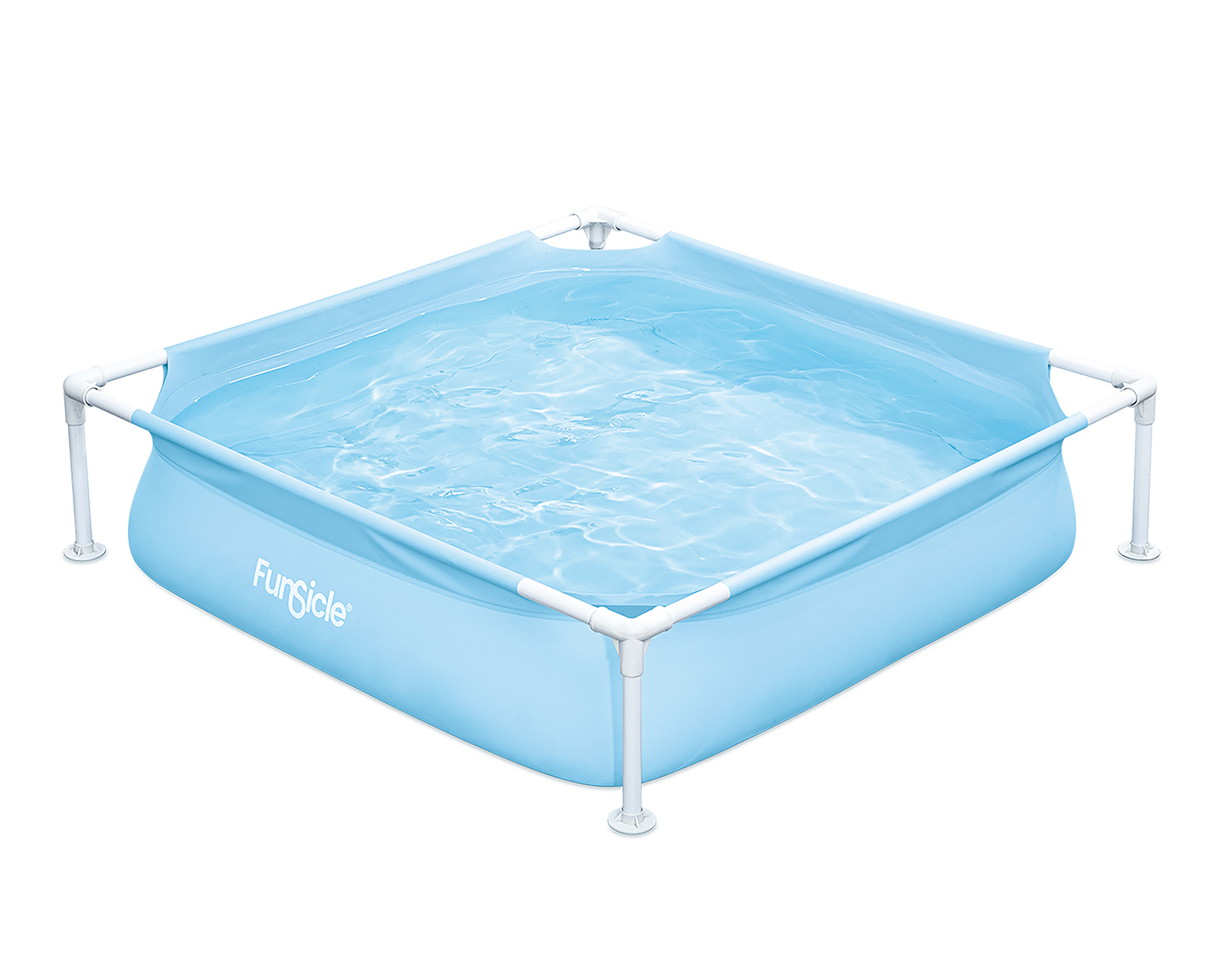 Foto 3 pulgar | Foto 2 | Alberca Infantil Rígida Cuadrada Funsicle 405 l 122 x 122 x 30 cm
