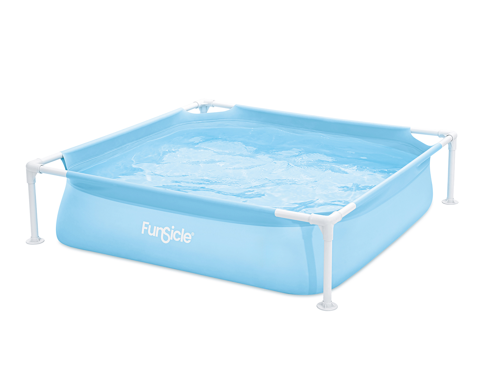 Foto 3 | Foto 3 | Alberca Infantil Rígida Cuadrada Funsicle 405 l 122 x 122 x 30 cm