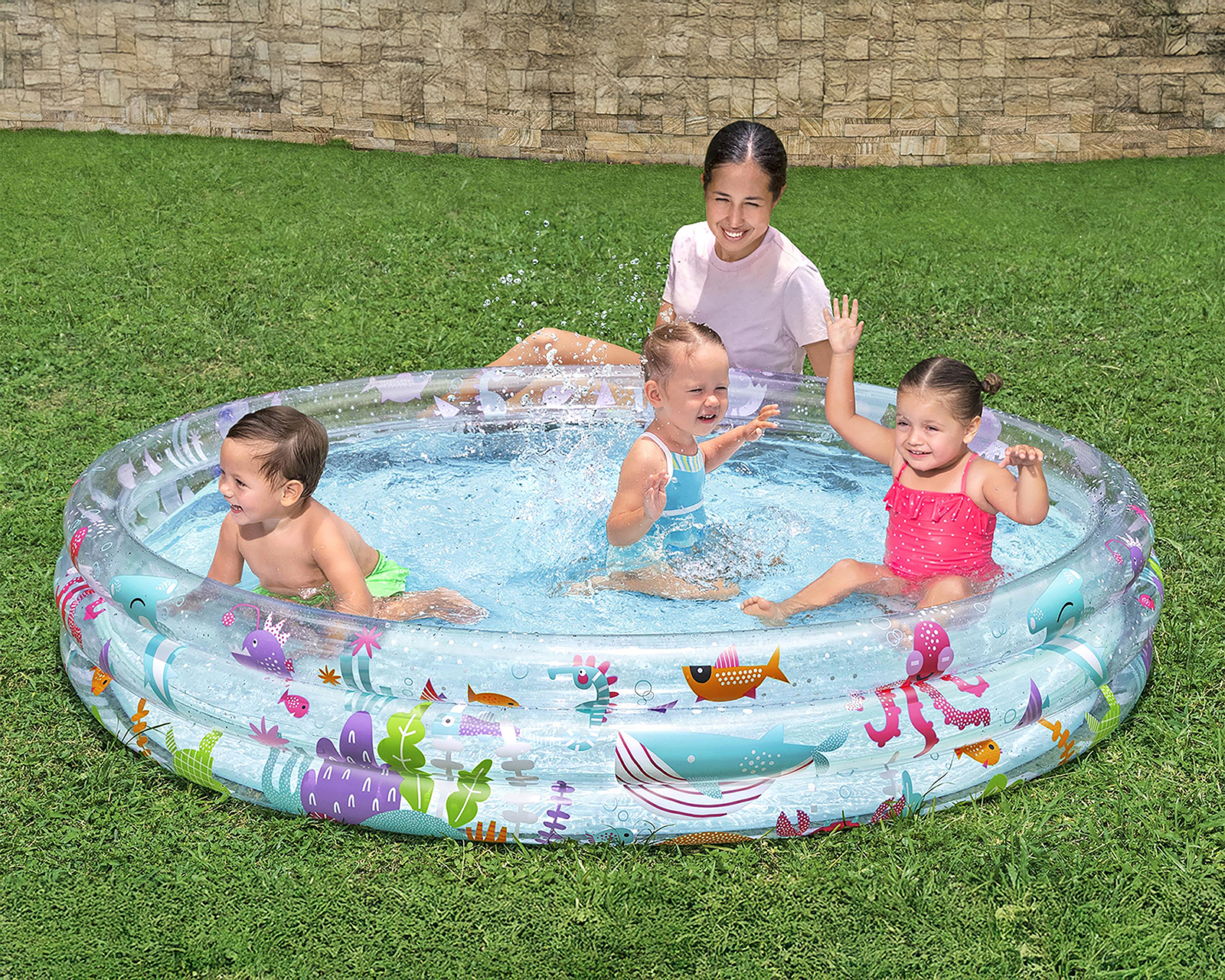 Foto 4 pulgar | Foto 3 | Alberca Inflable Circular Bestway 480 L 183 x 33 cm