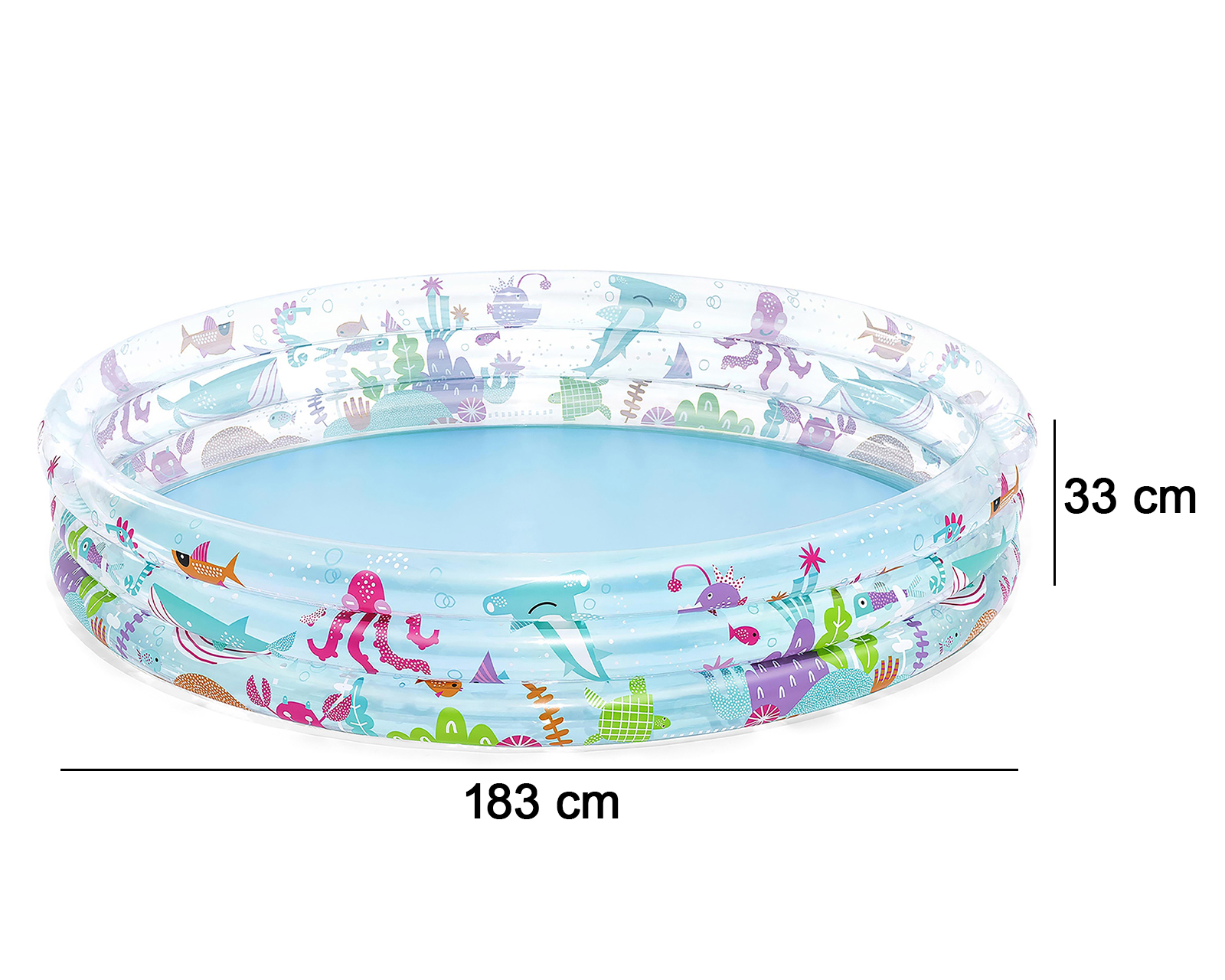 Foto 8 pulgar | Foto 7 | Alberca Inflable Circular Bestway 480 L 183 x 33 cm