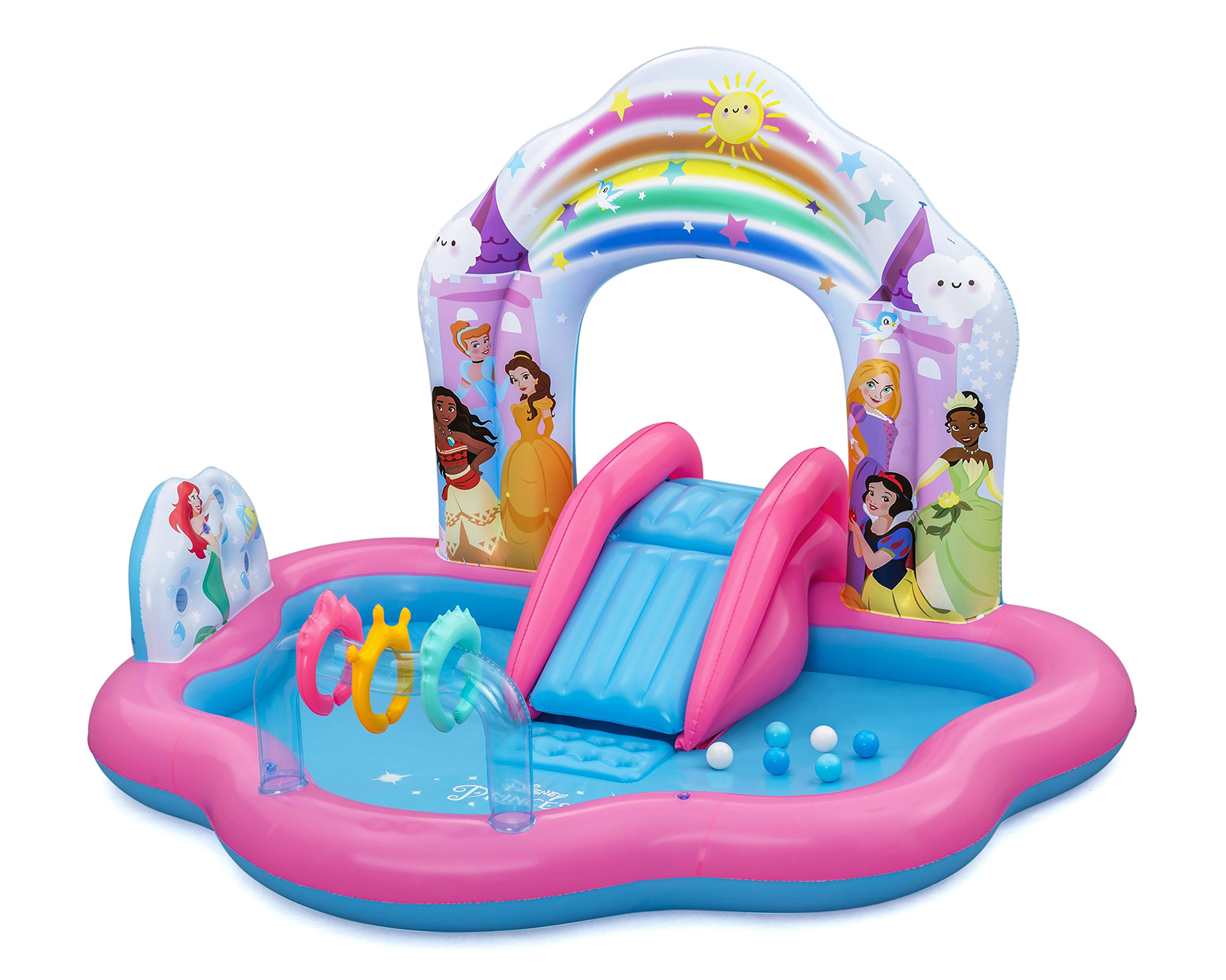Foto 2 pulgar | Foto 1 | Alberca Inflable Irregular Bestway 160 L 221 x 193 x 140 cm
