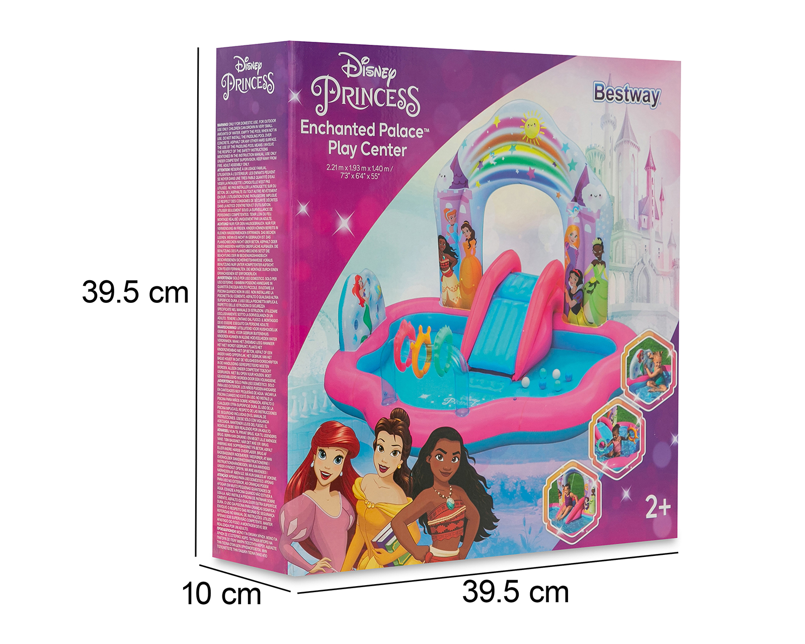 Foto 7 pulgar | Foto 6 | Alberca Inflable Irregular Bestway 160 L 221 x 193 x 140 cm