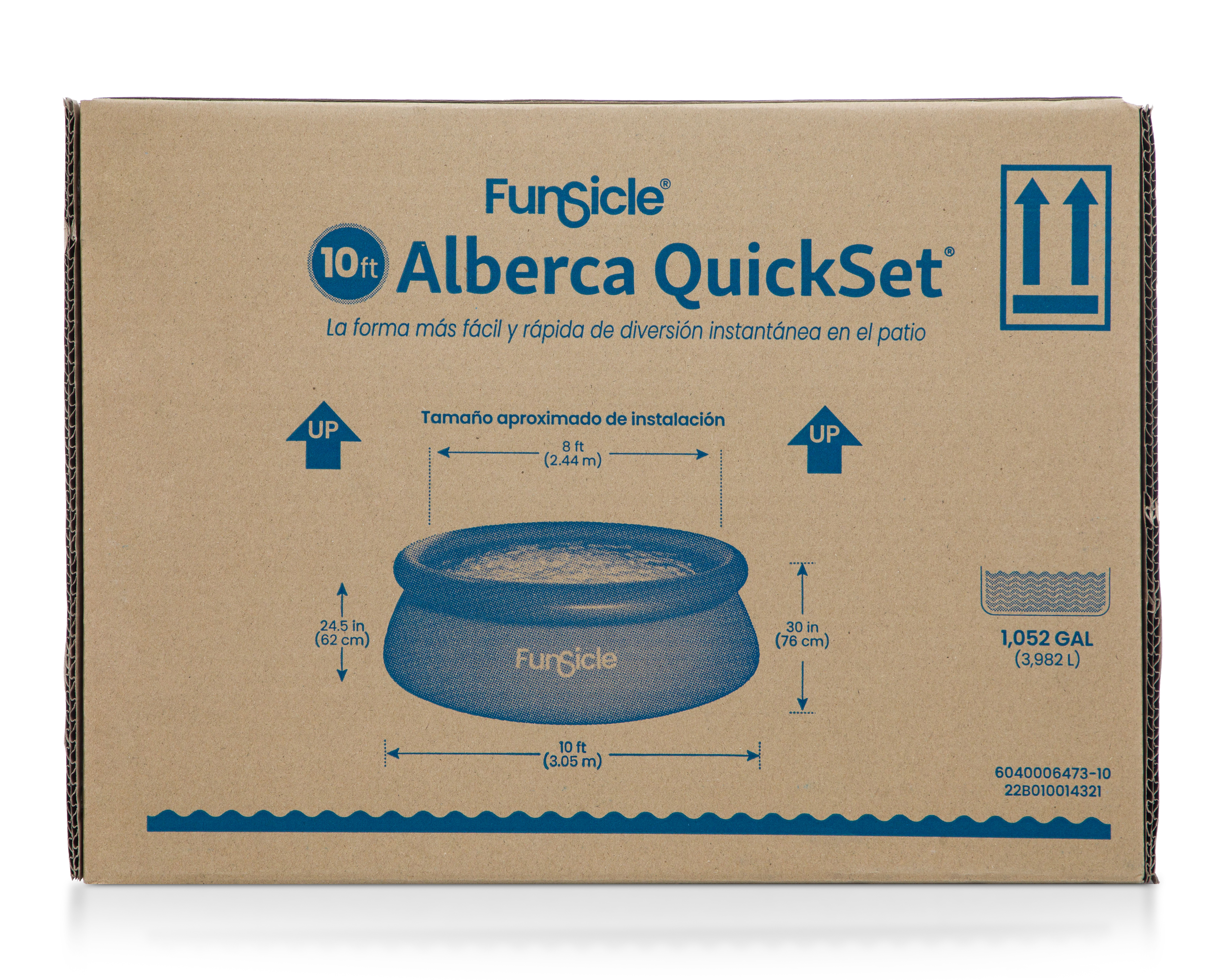 Foto 3 pulgar | Foto 2 | Alberca Infantil Inflable Circular Funsicle 3,982 l 305 x 76 x 244 cm