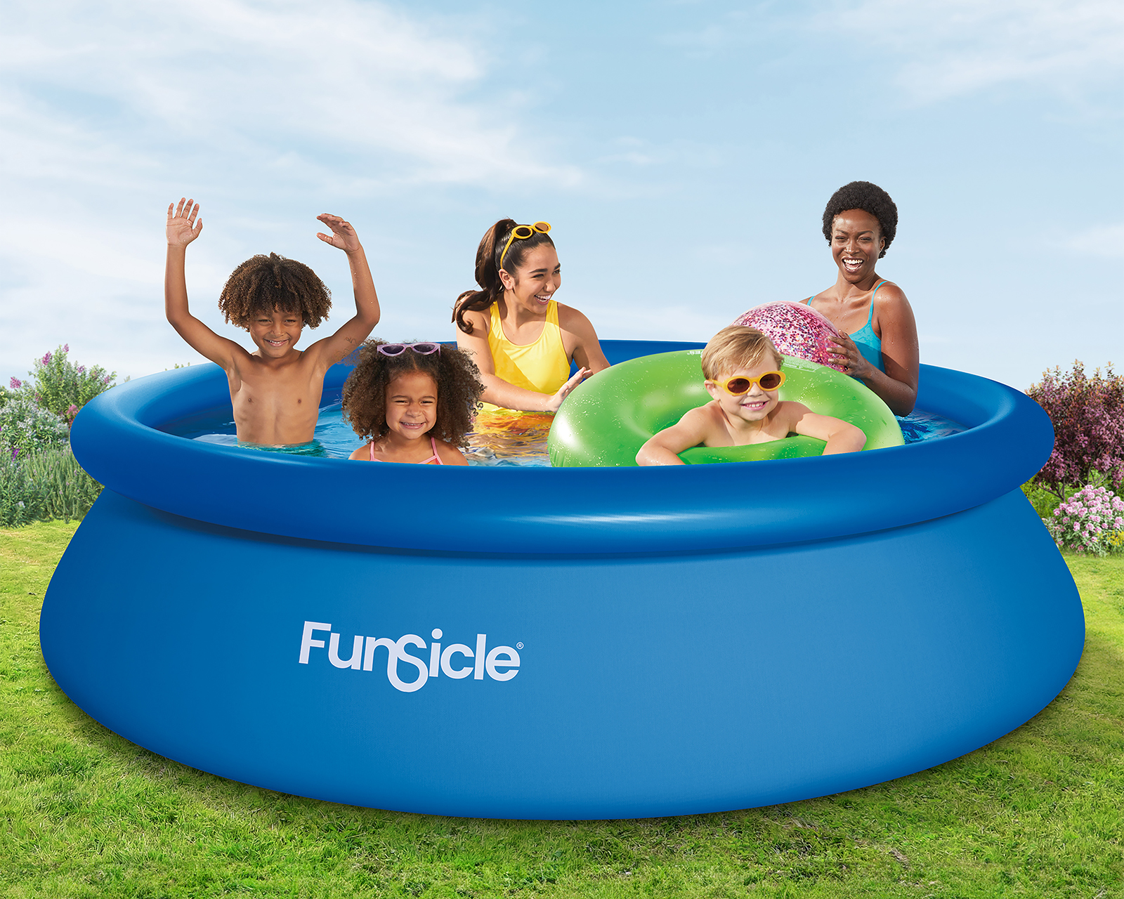 Foto 6 pulgar | Foto 5 | Alberca Infantil Inflable Circular Funsicle 3982 Litros 305 x 76 cm