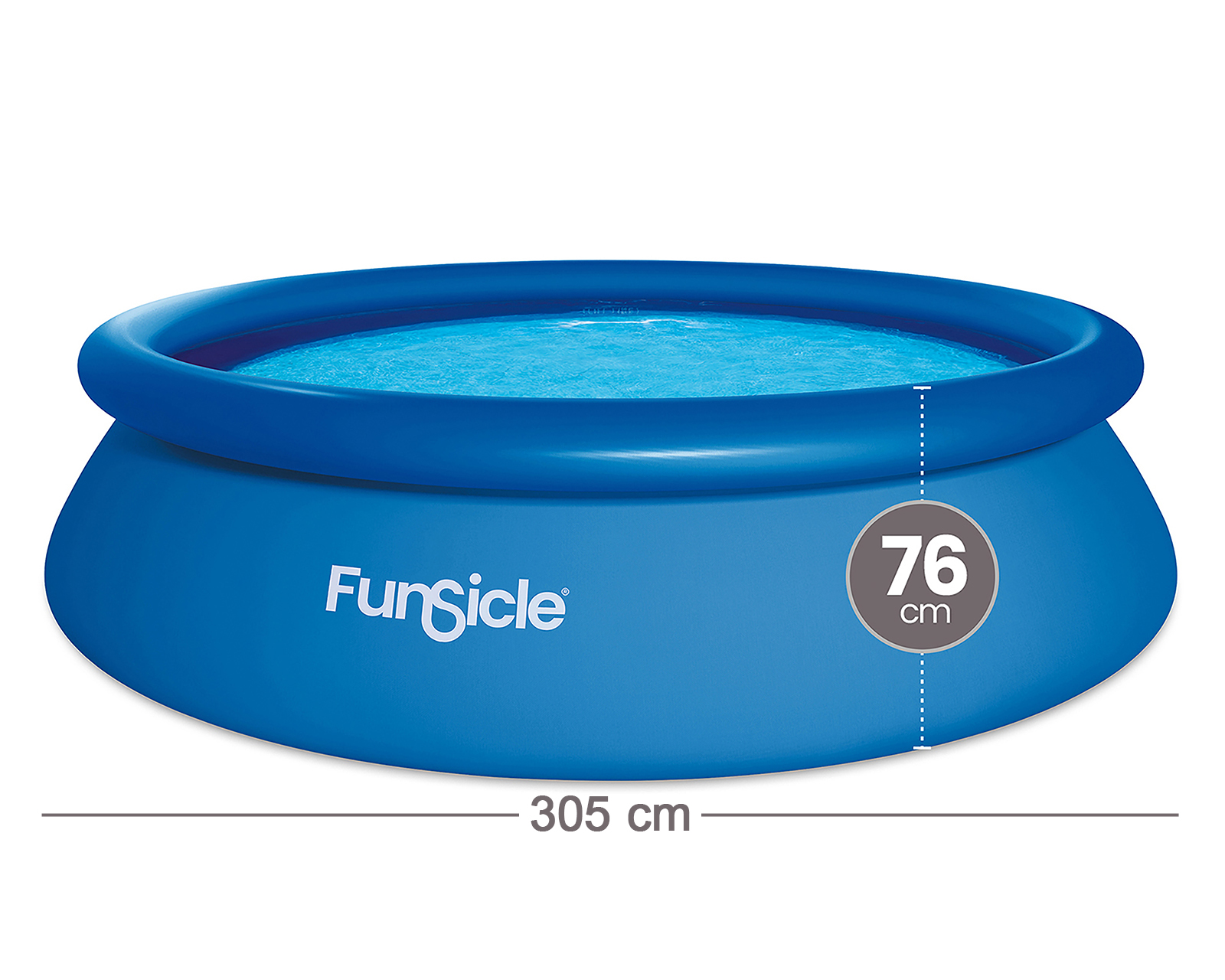 Foto 6 | Foto 6 | Alberca Infantil Inflable Circular Funsicle 3982 Litros 305 x 76 cm