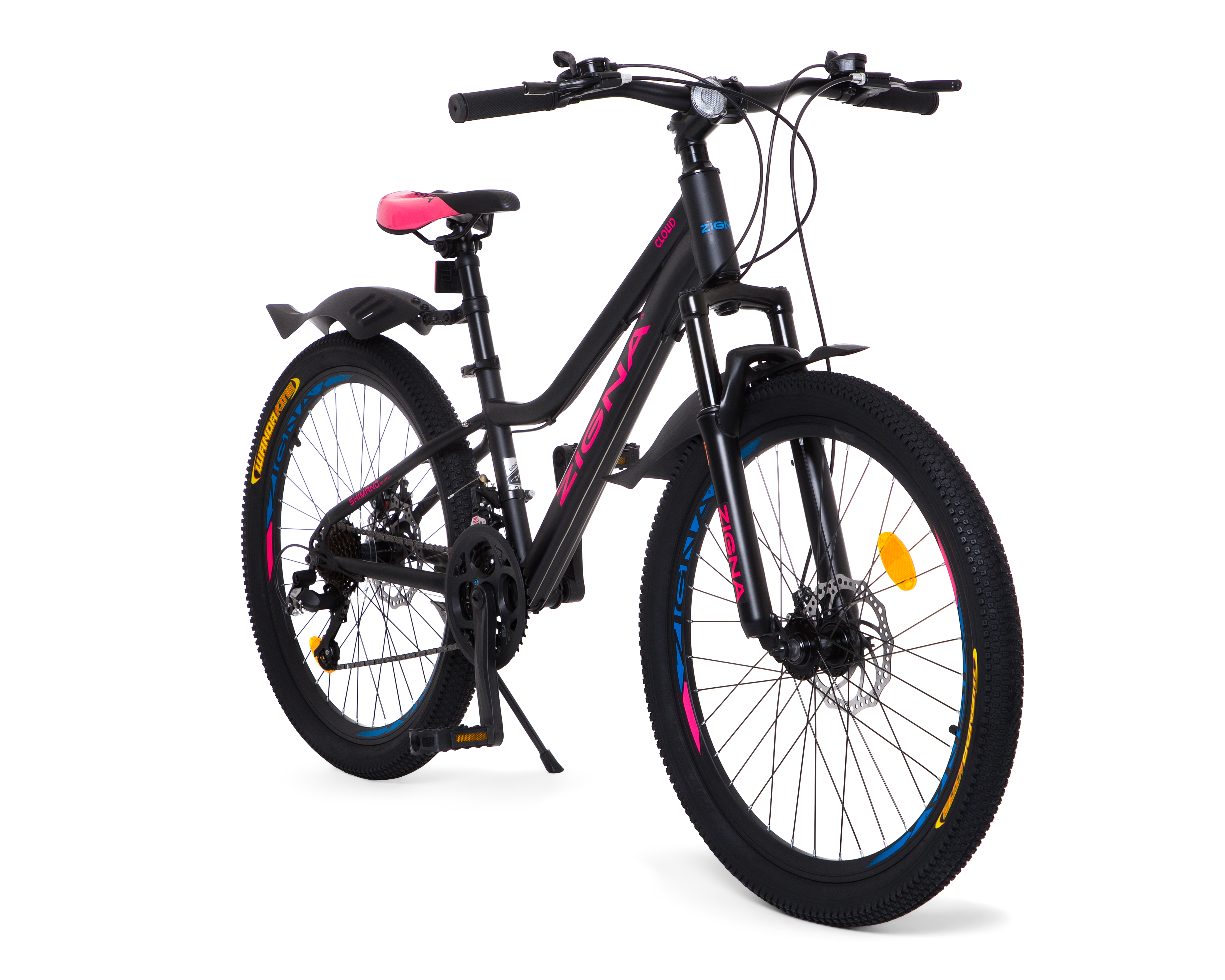 Bicicleta de Montaña Zigna Cloud 24" Negra