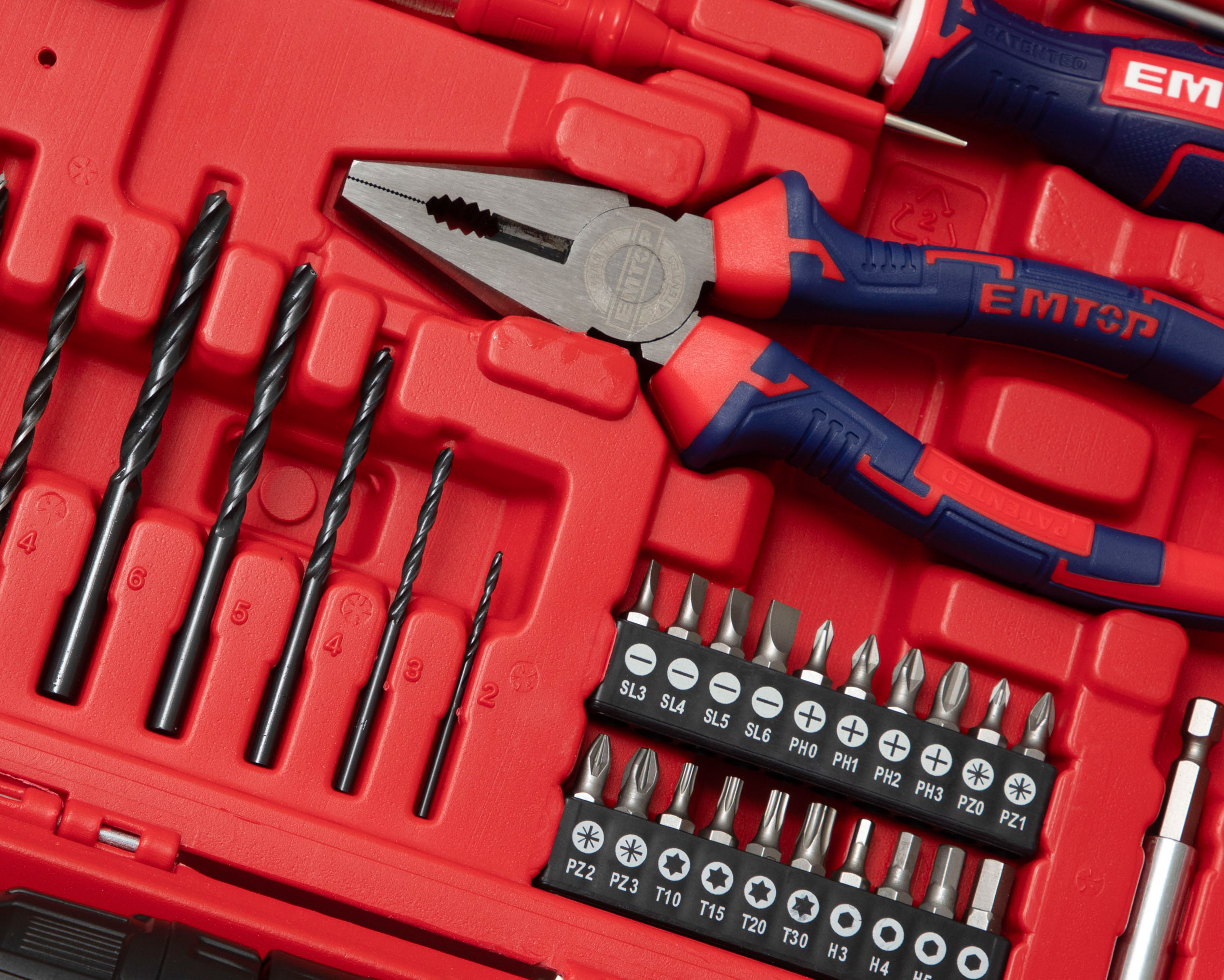 Foto 7 pulgar | Foto 6 | Juego de Herramientas EMTOP EEDK09601 96 Piezas