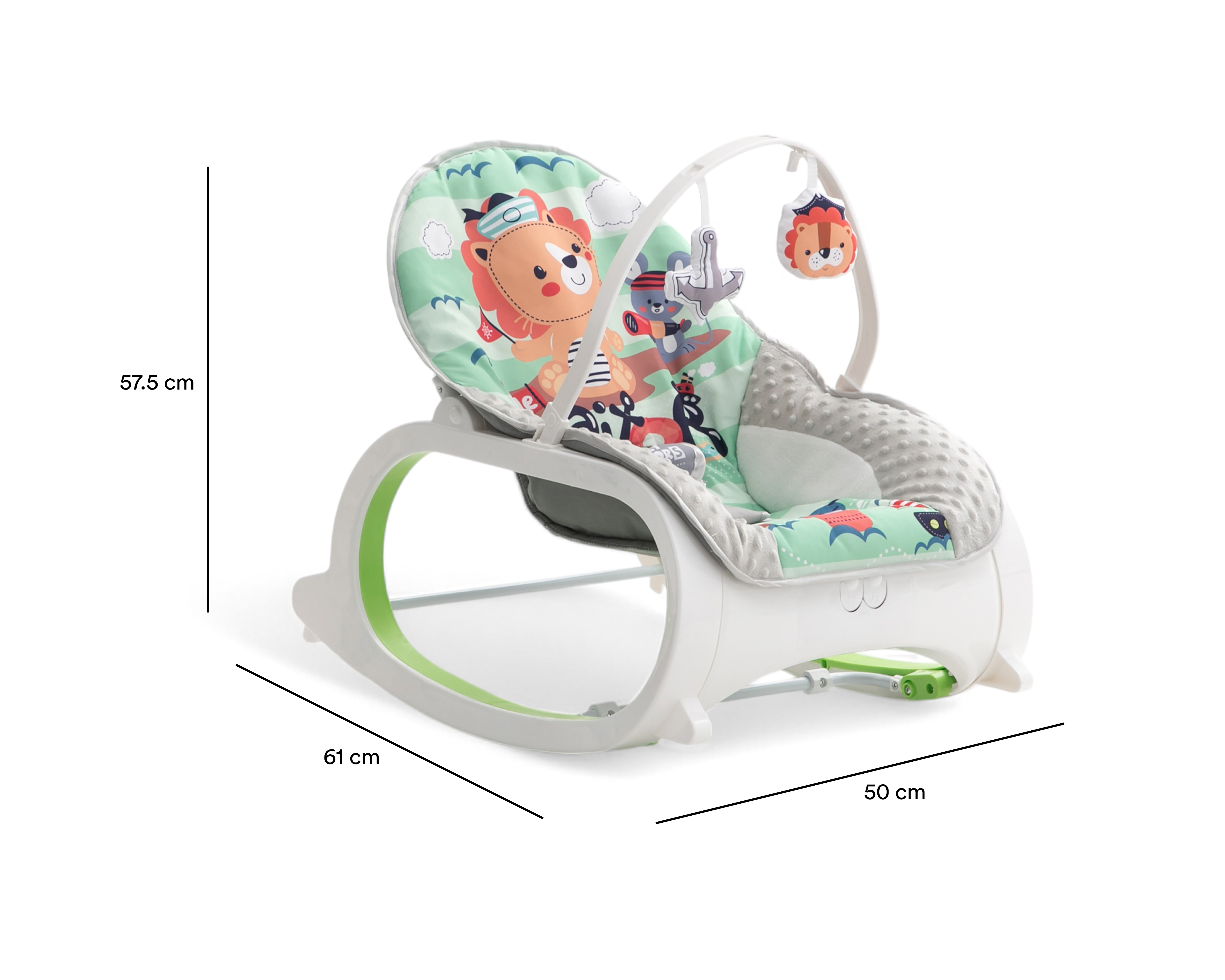 Foto 7 | Foto 7 | Bouncer Baby Colors Ginny Gris