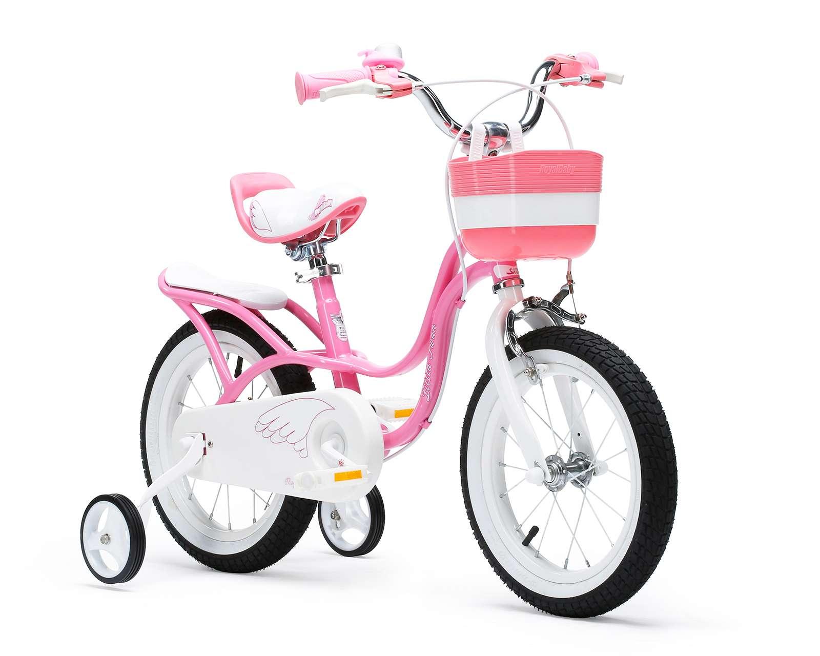 Bicicleta Little Swuan RoyalBaby 16" Rosa