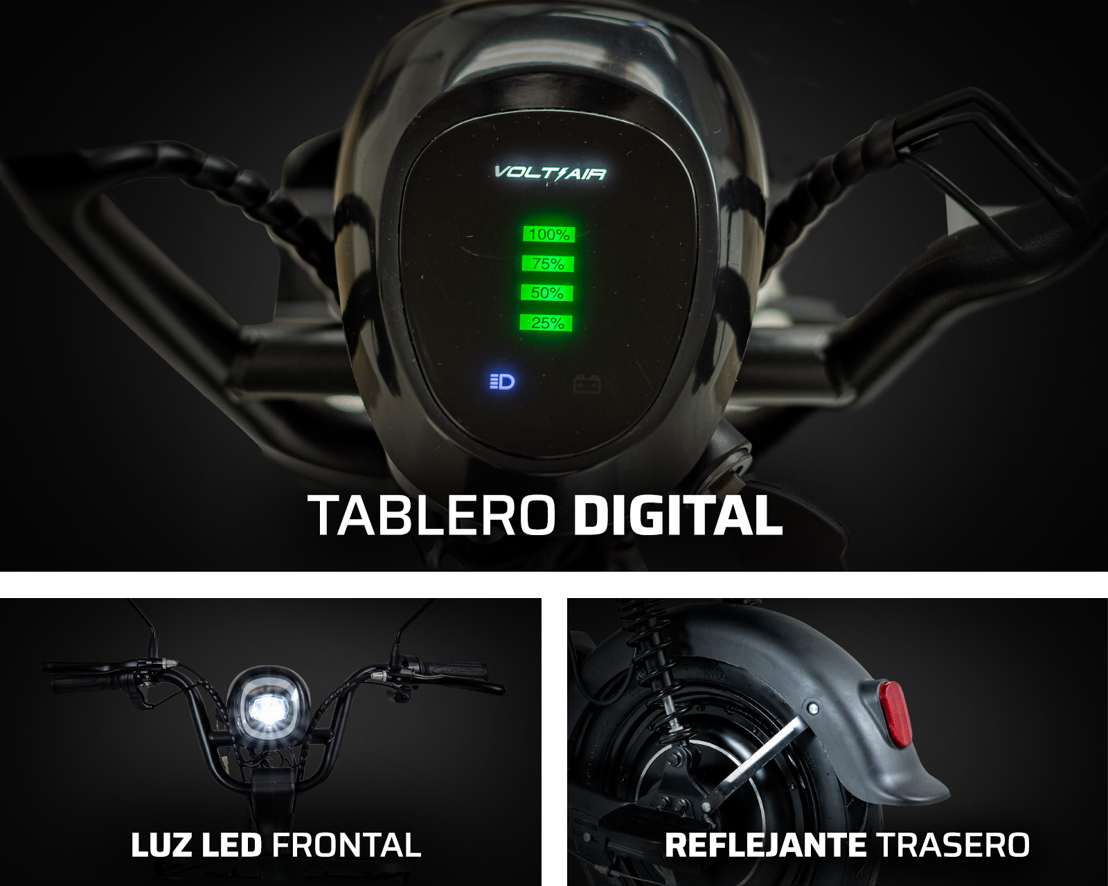 Foto 4 pulgar | Foto 3 | Bicimoto Eléctrica Vento Sway Mini Negro