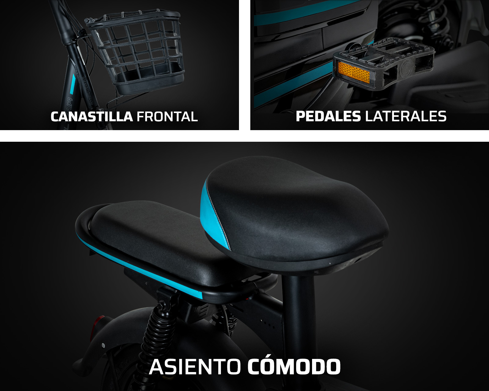 Foto 5 pulgar | Foto 4 | Bicimoto Eléctrica Vento Sway Mini Negro