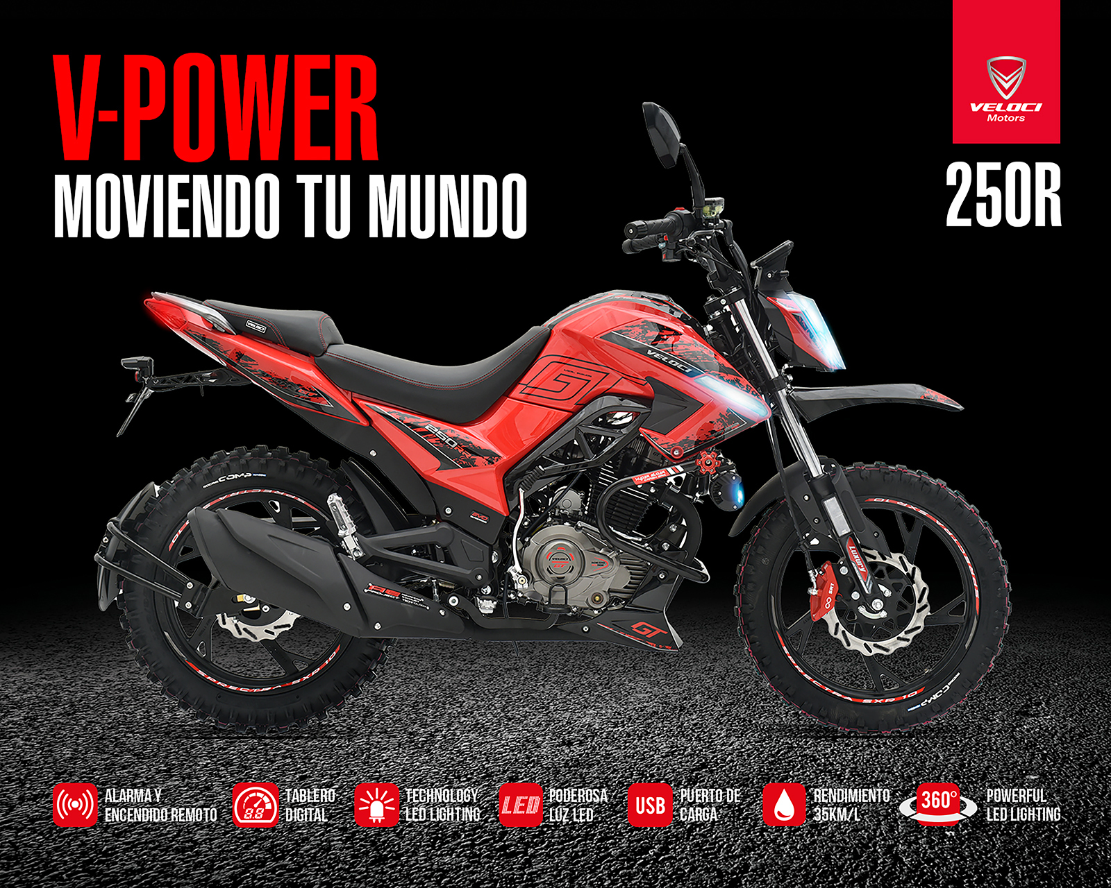 Foto 3 | Foto 3 | Motocicleta Veloci Snake GT Trail Edition 250 cc
