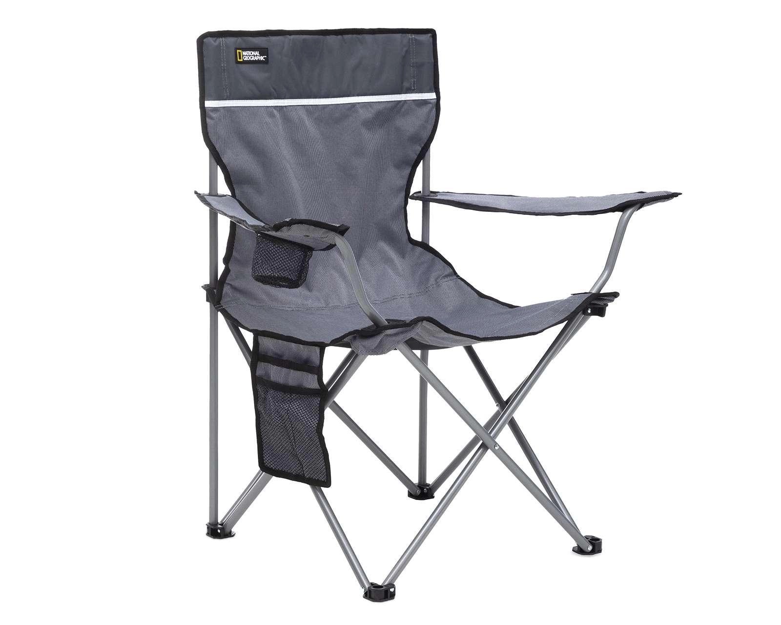 Silla Plegable National Geographic Gris