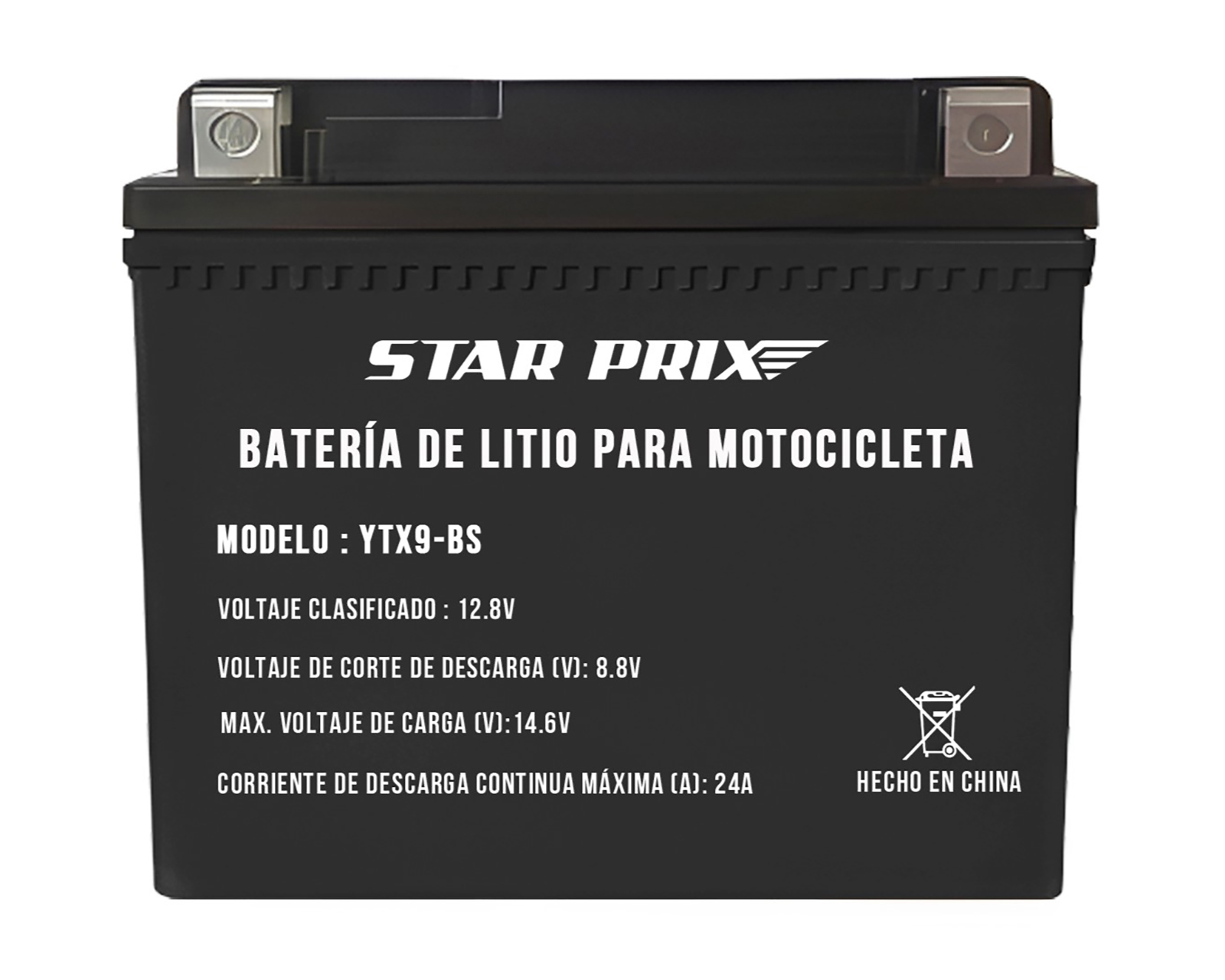 Foto 2 | Foto 2 | Batería para Moto Star Prix YTX9-BS