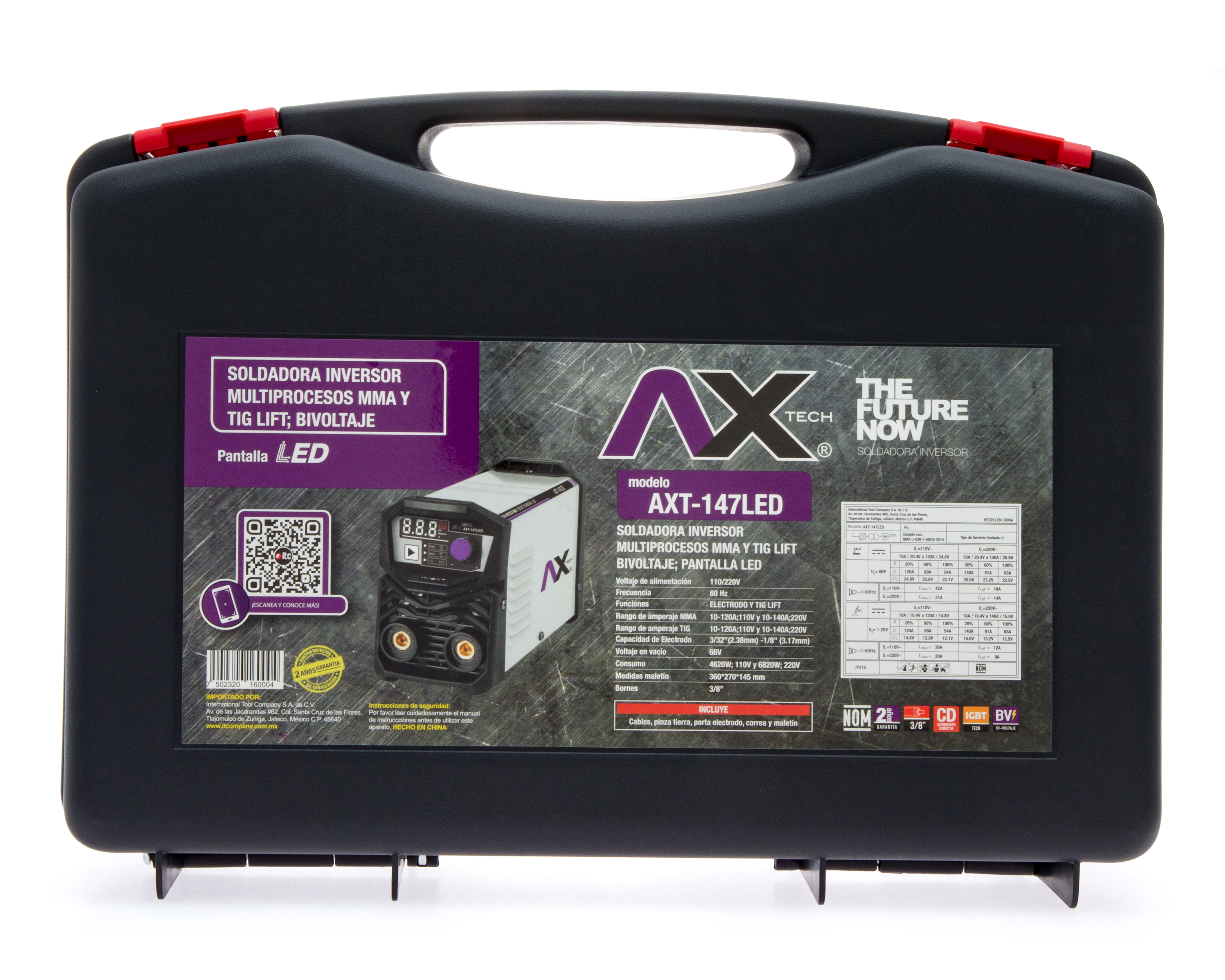 Foto 7 pulgar | Foto 6 | Soldador Inversor AX Tech AXT-147LED 6829 W