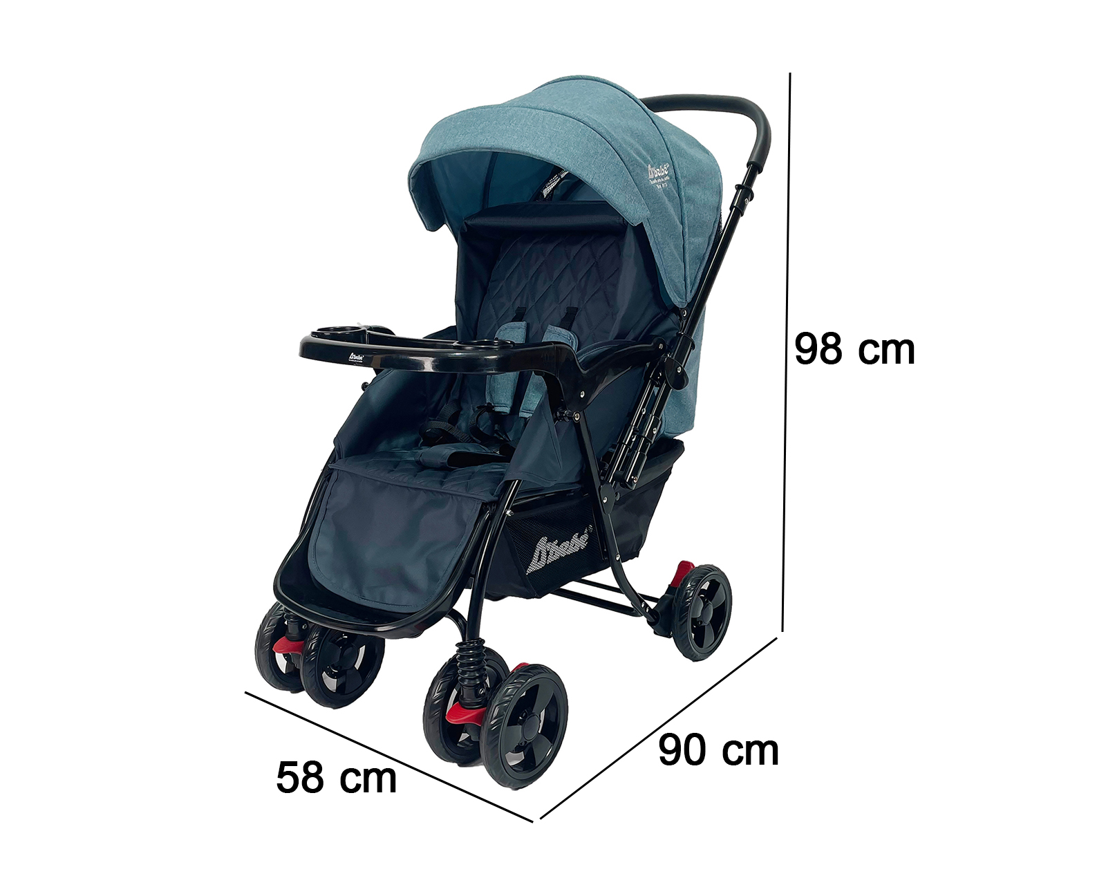 Foto 8 | Foto 8 | Carriola D'Bebé Baby Jeju Azul