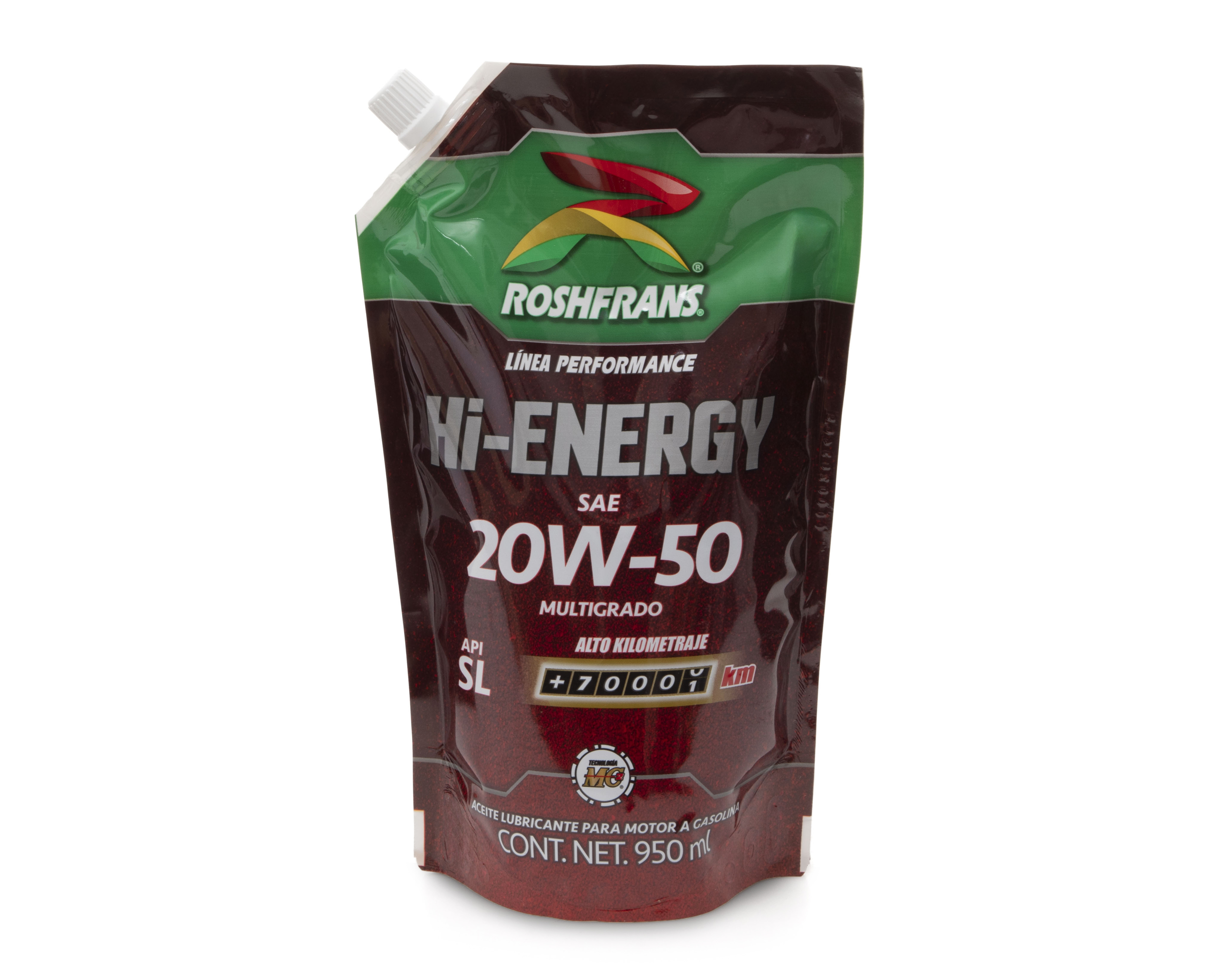 Foto 2 pulgar | Foto 1 | Aceite para Motor 20W-50 Roshfrans Hi-Energy 950 ml