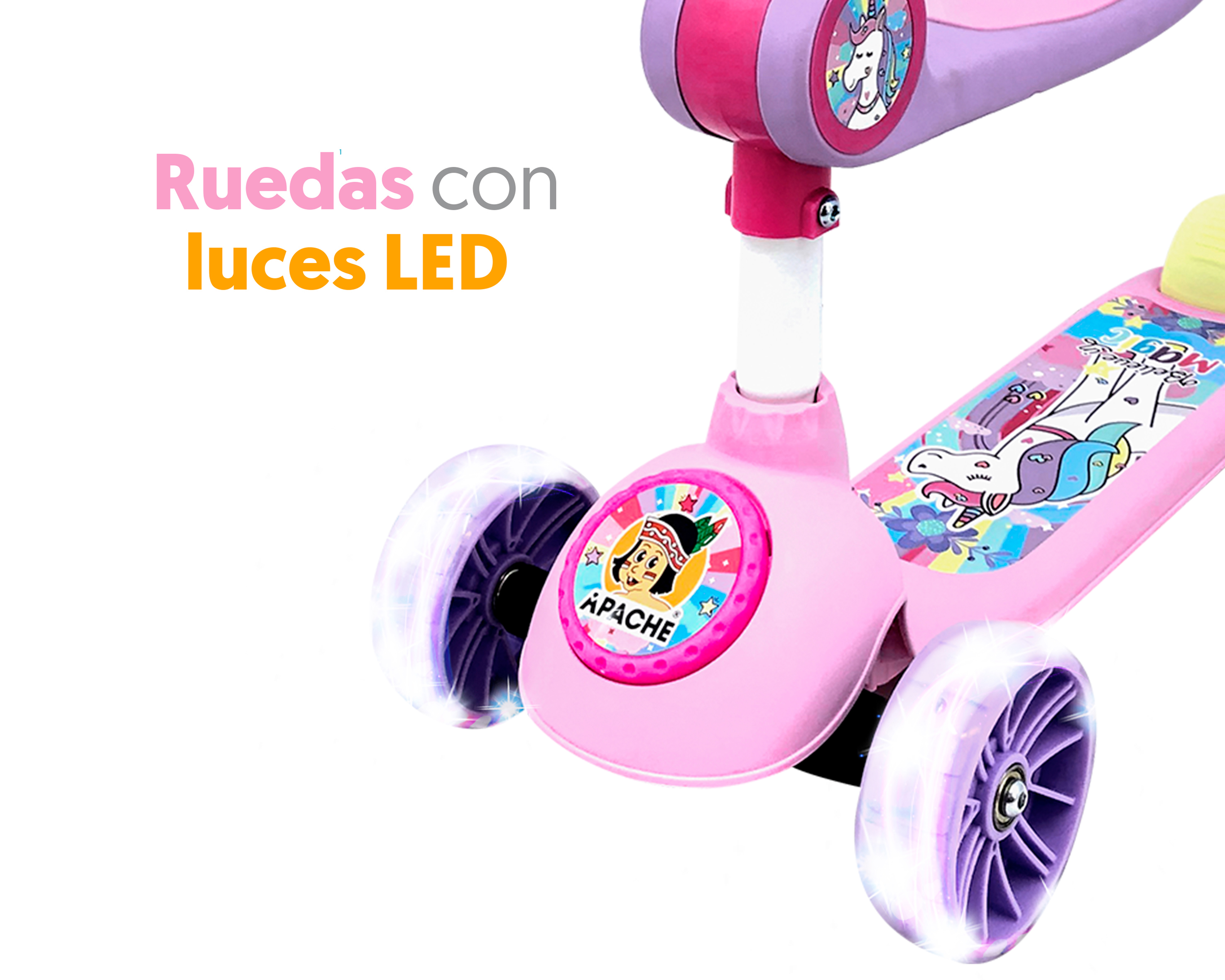 Foto 4 pulgar | Foto 3 | Scooter Apache Trixie CP-5-S con Asiento Plegable