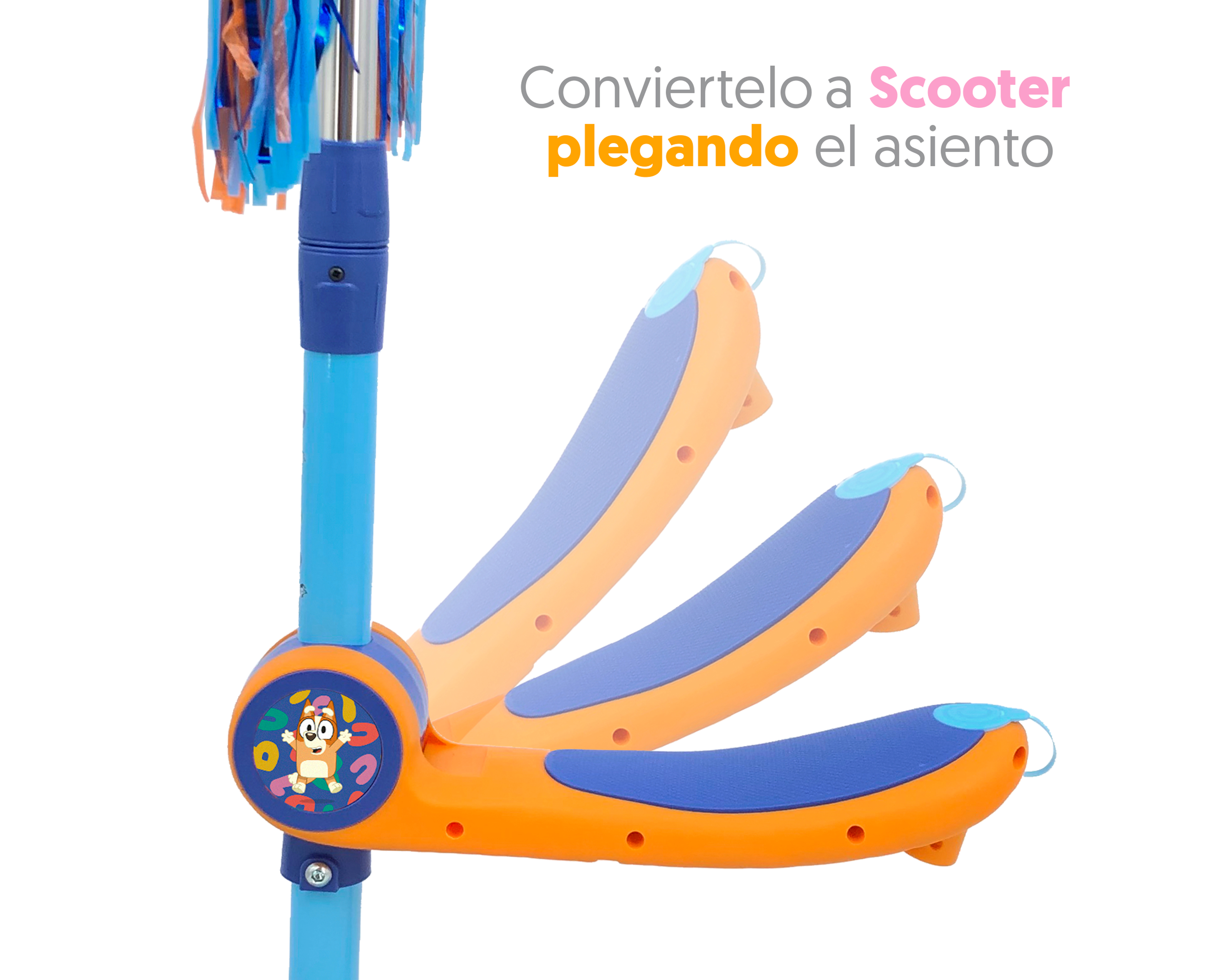 Foto 2 | Foto 2 | Scooter para Niño Apache Bluey 2 en 1