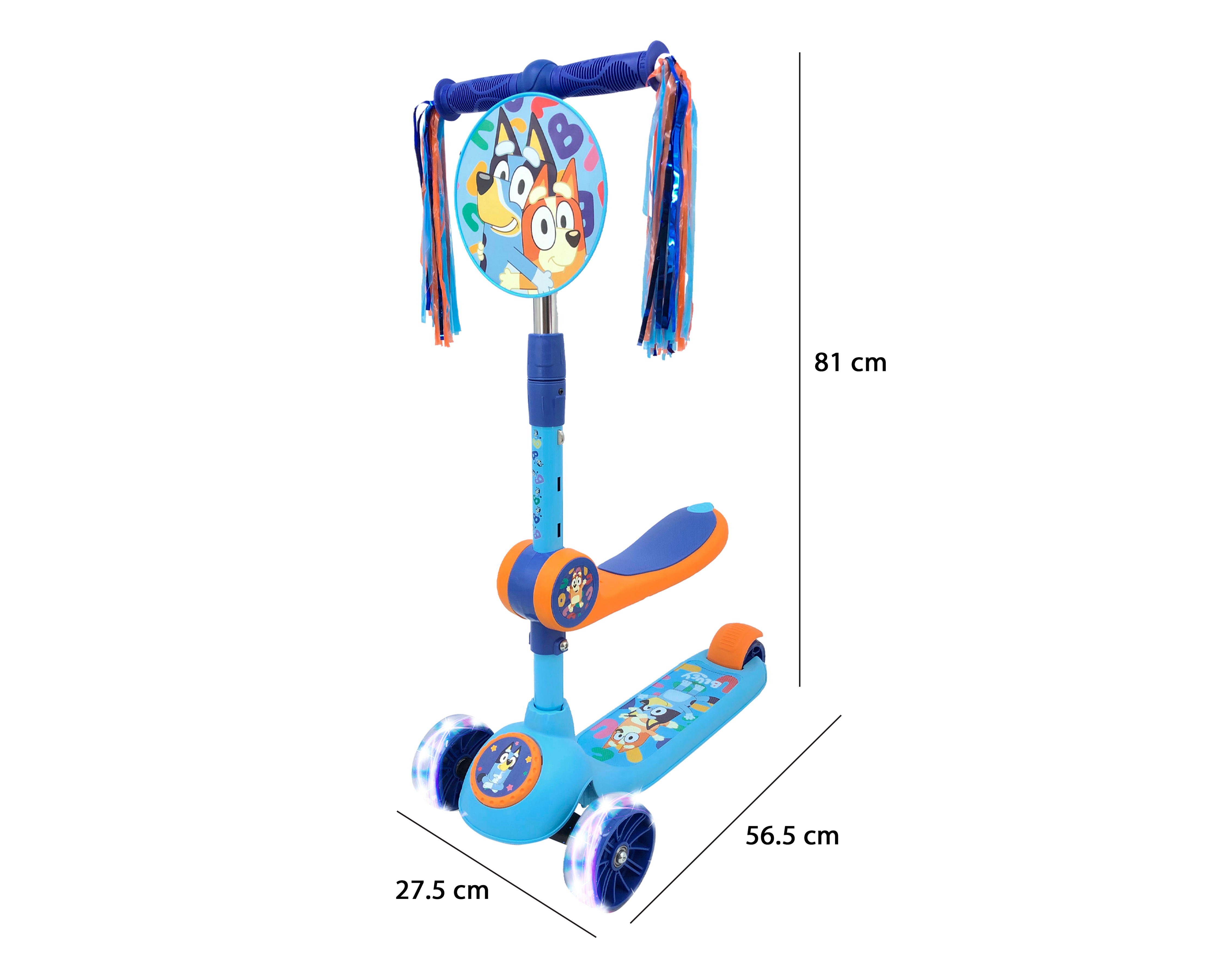 Foto 5 pulgar | Foto 4 | Scooter para Niño Apache Bluey 2 en 1