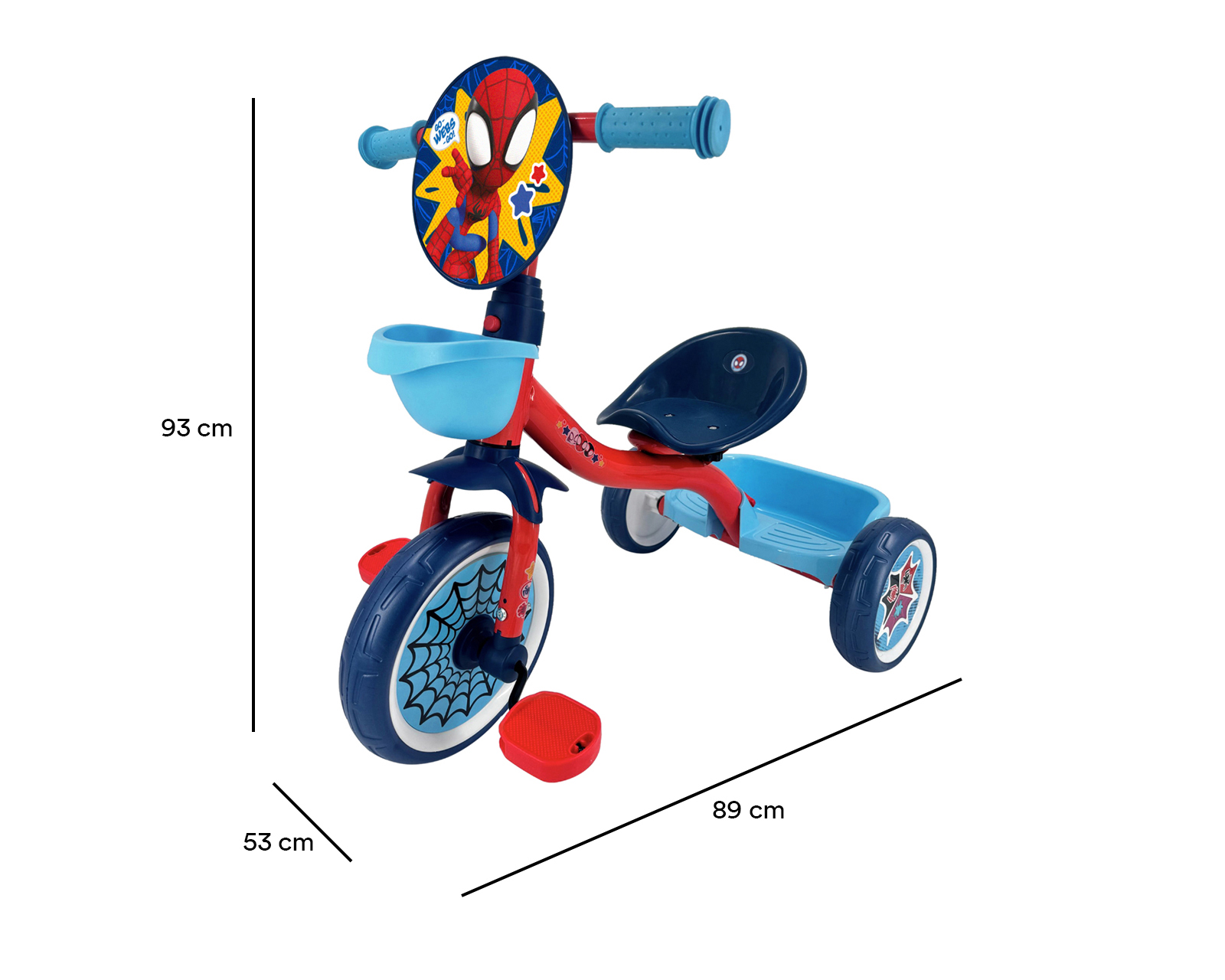 Foto 5 | Foto 5 | Triciclo Apache Spiderman Azul