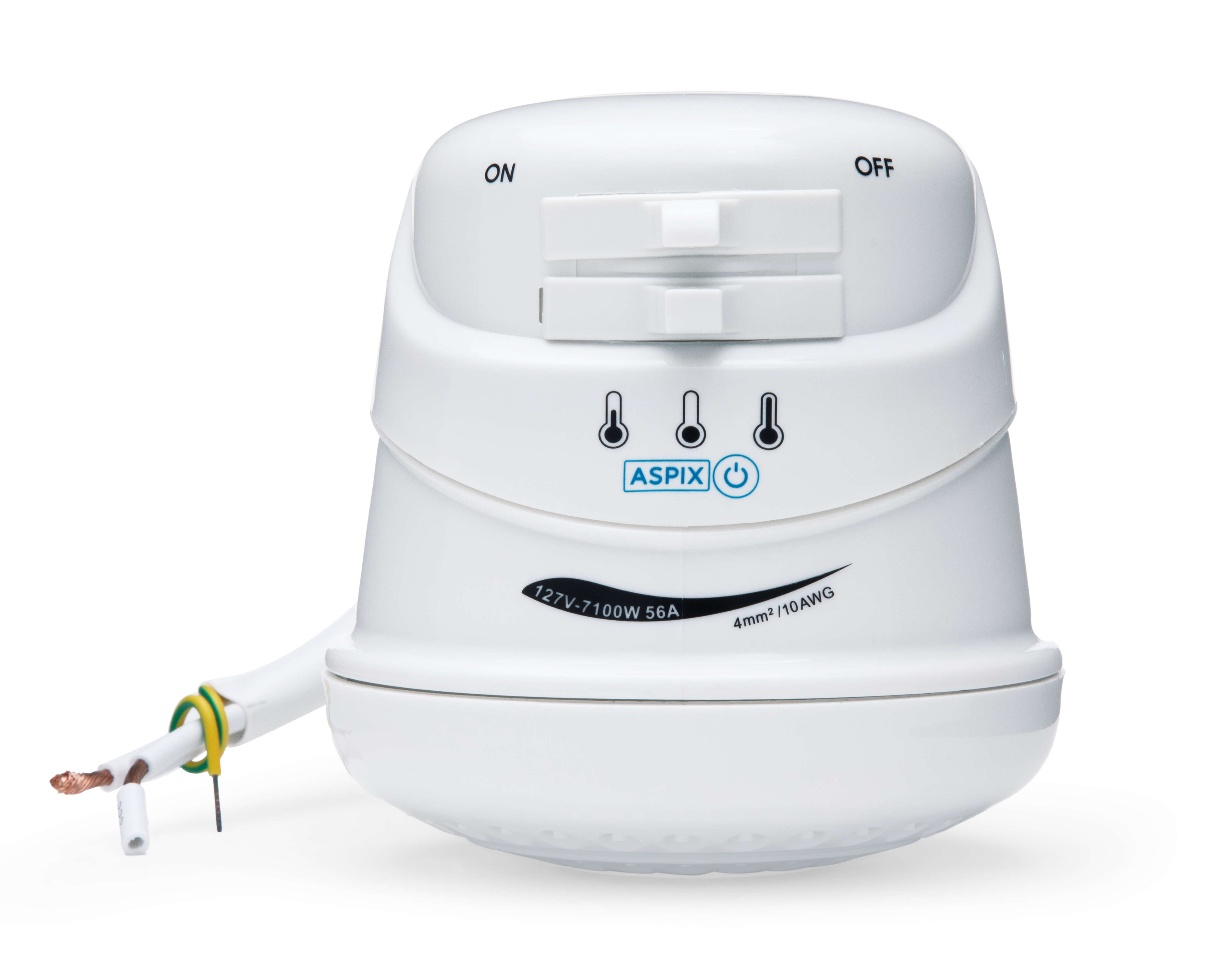 Foto 1 | Foto 1 | Regadera Eléctrica Aspix BV25NTOP-Relec Blanca