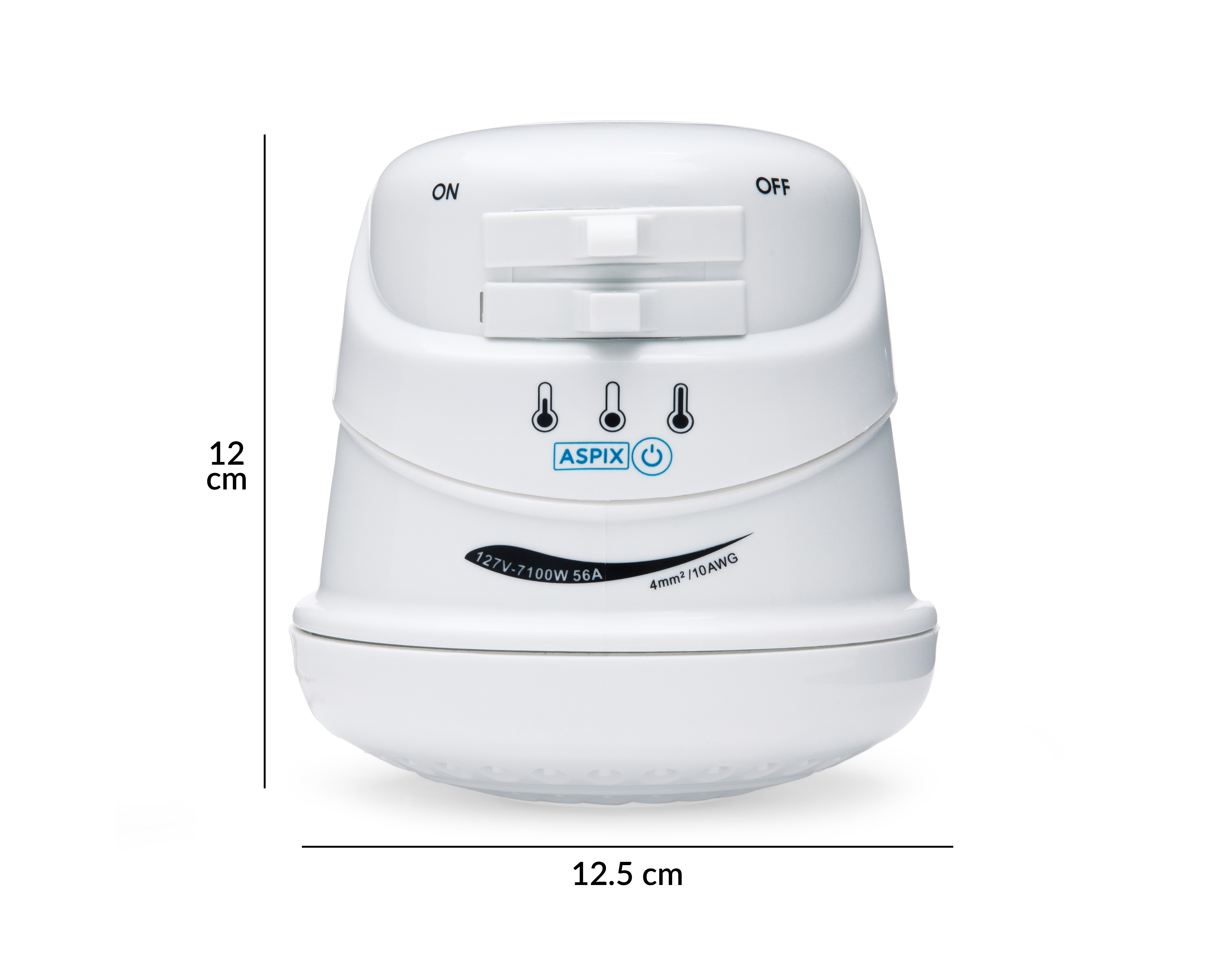 Foto 6 | Foto 6 | Regadera Eléctrica Aspix BV25NTOP-Relec Blanca