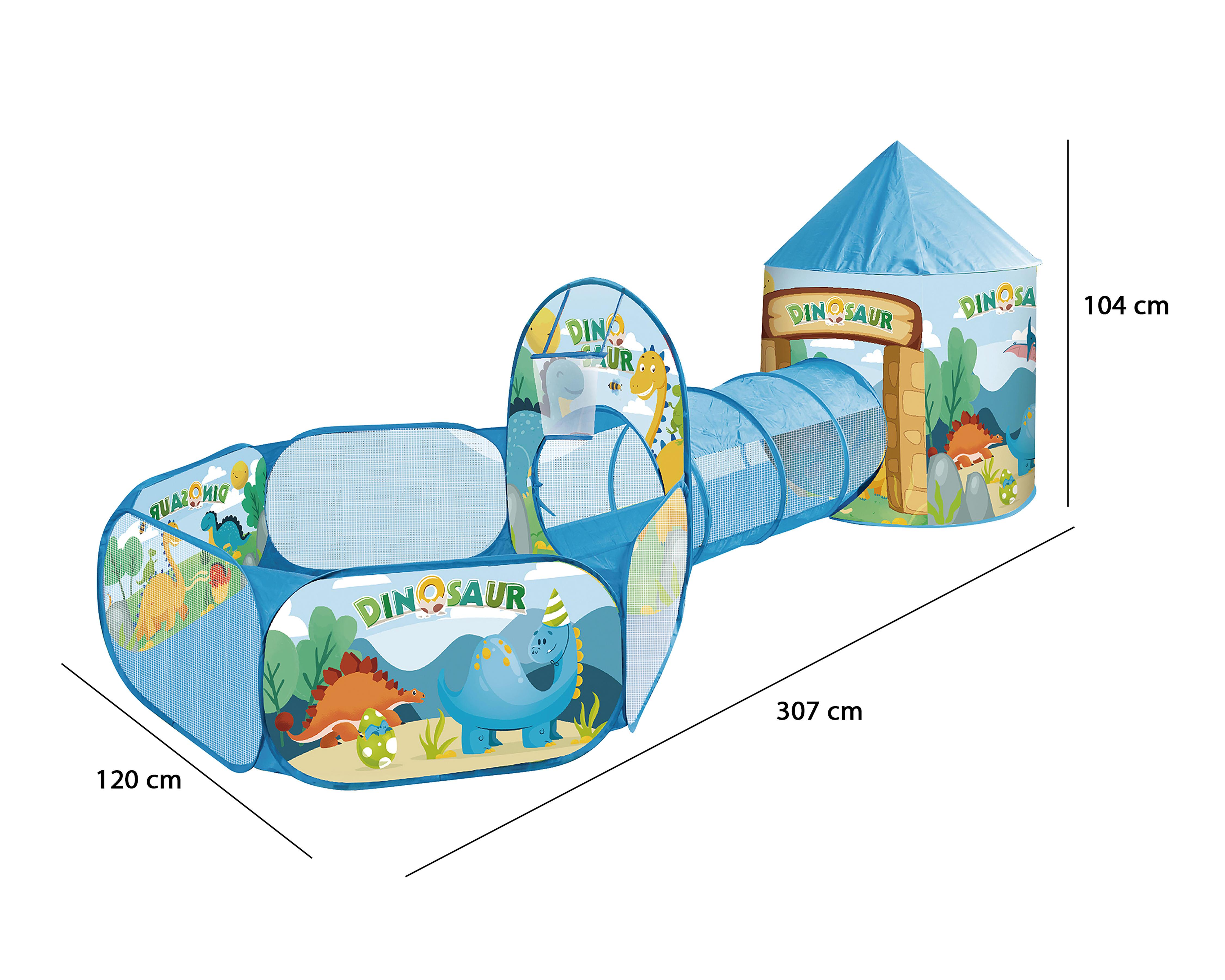 Foto 7 | Foto 7 | Carpa Infantil Funzone 3 Piezas