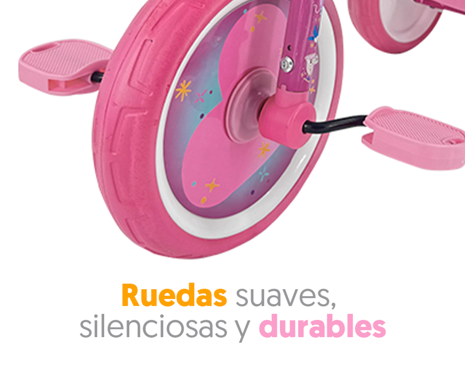 Foto 4 pulgar | Foto 3 | Triciclo Apache Princesas Rosa
