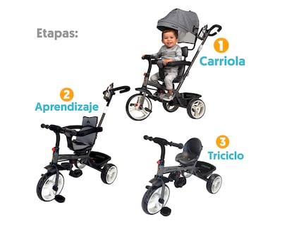 Foto 3 | Foto 3 | Triciclo Etapas Apache Giro 360
