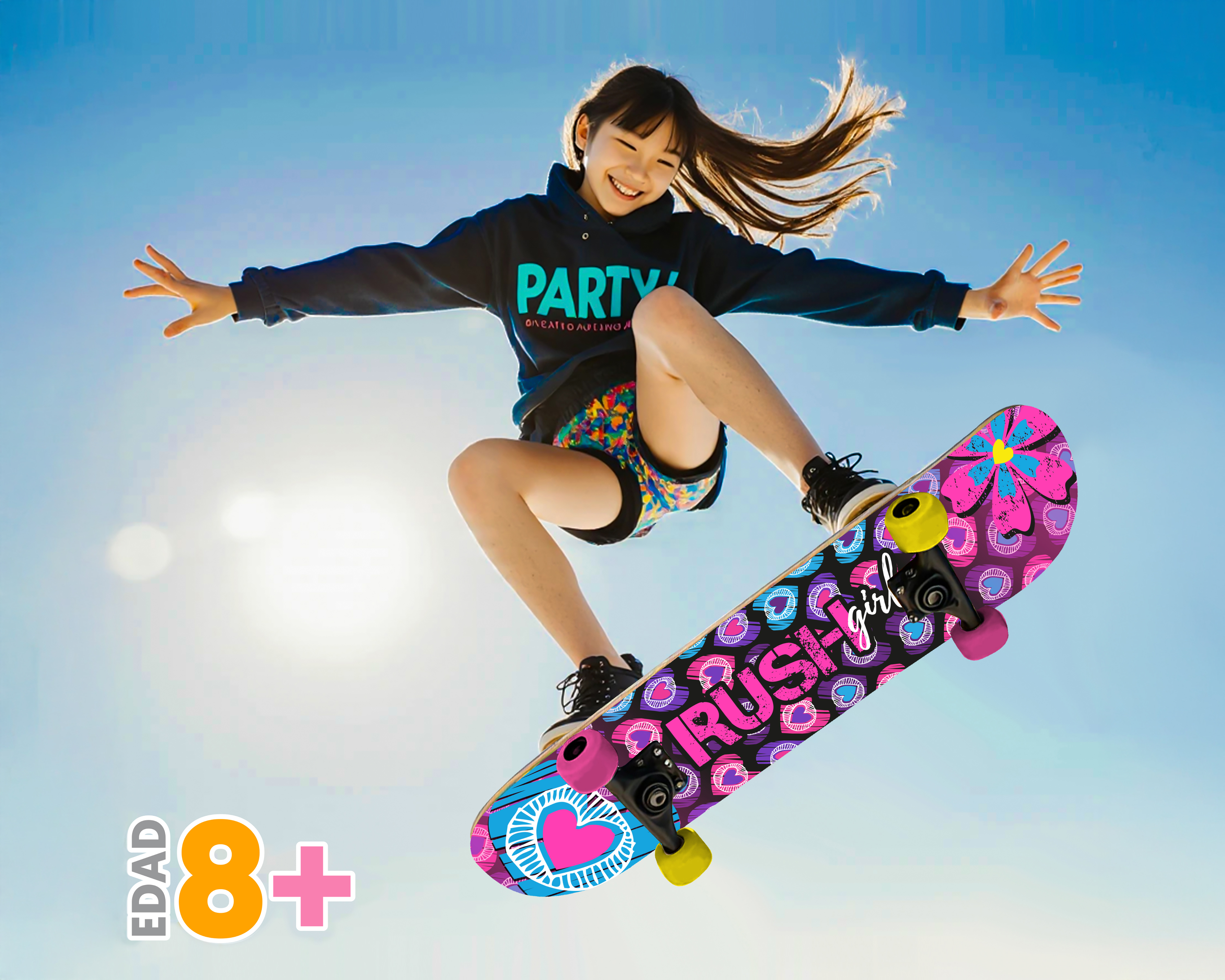 Foto 4 | Foto 4 | Patineta Apache Rush con Antiderrapante