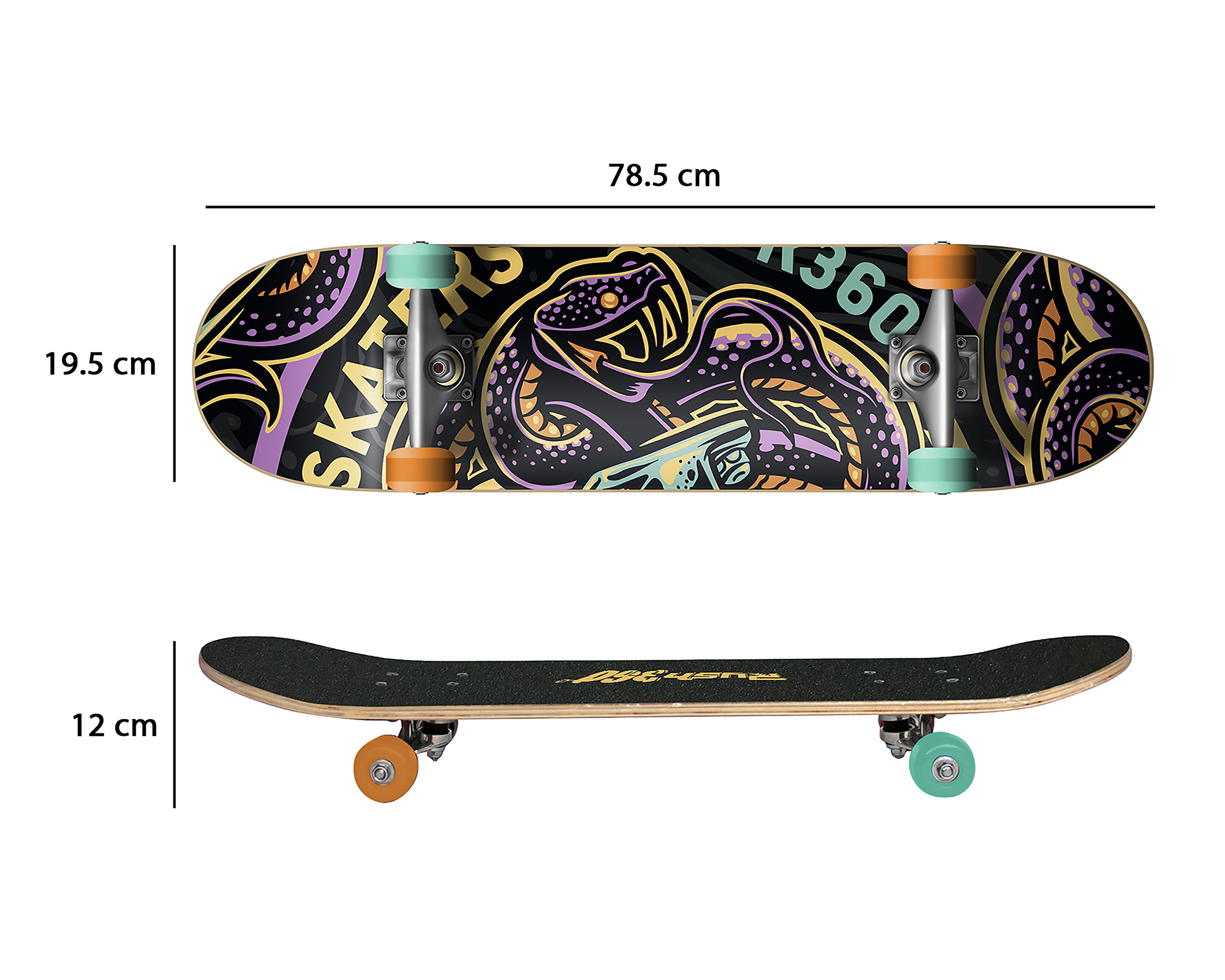 Foto 5 | Foto 5 | Patineta para Niño Apache Serpiente Antiderrapante