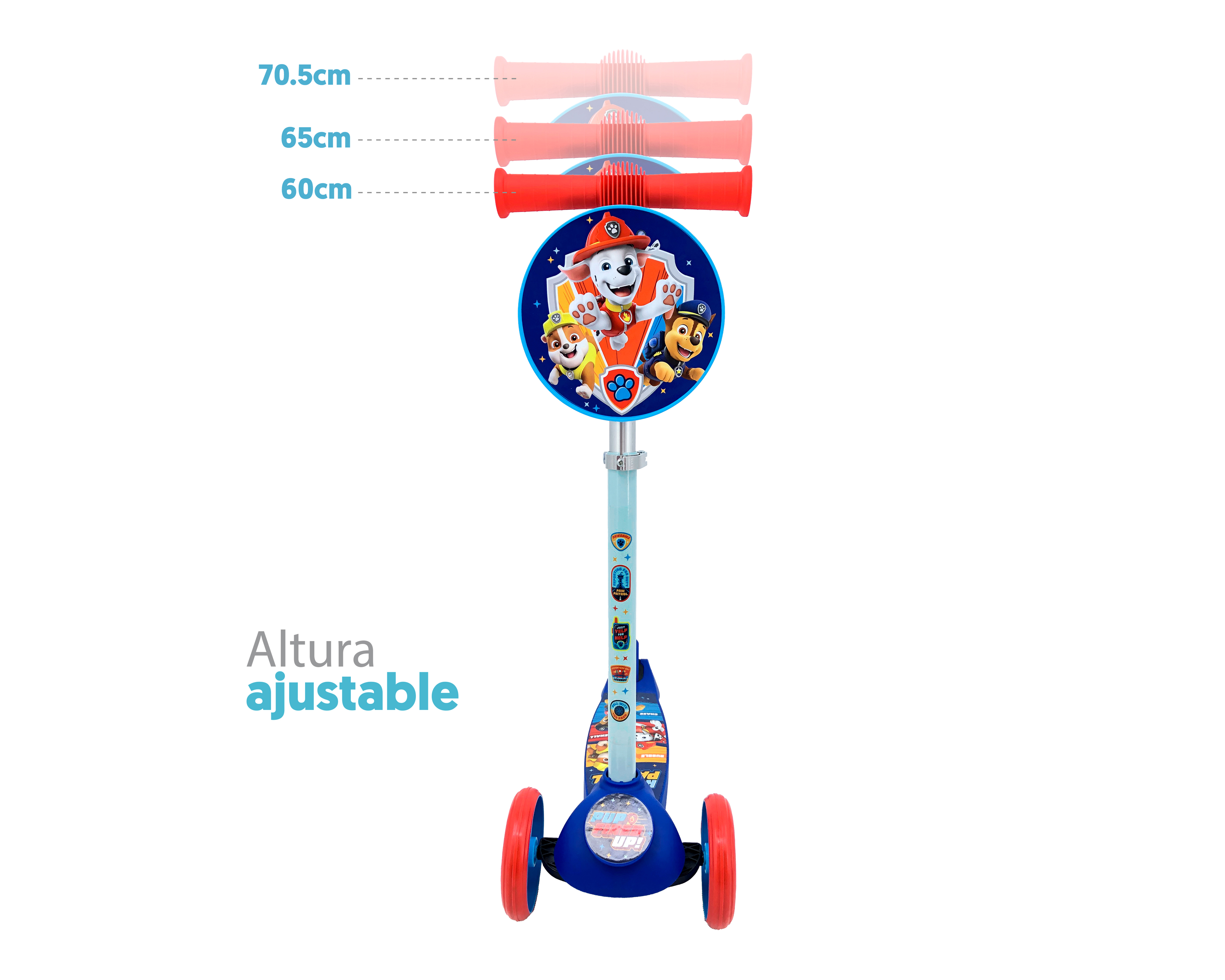Foto 3 pulgar | Foto 2 | Scooter Infantil Apache Paw Patrol con Luces LED