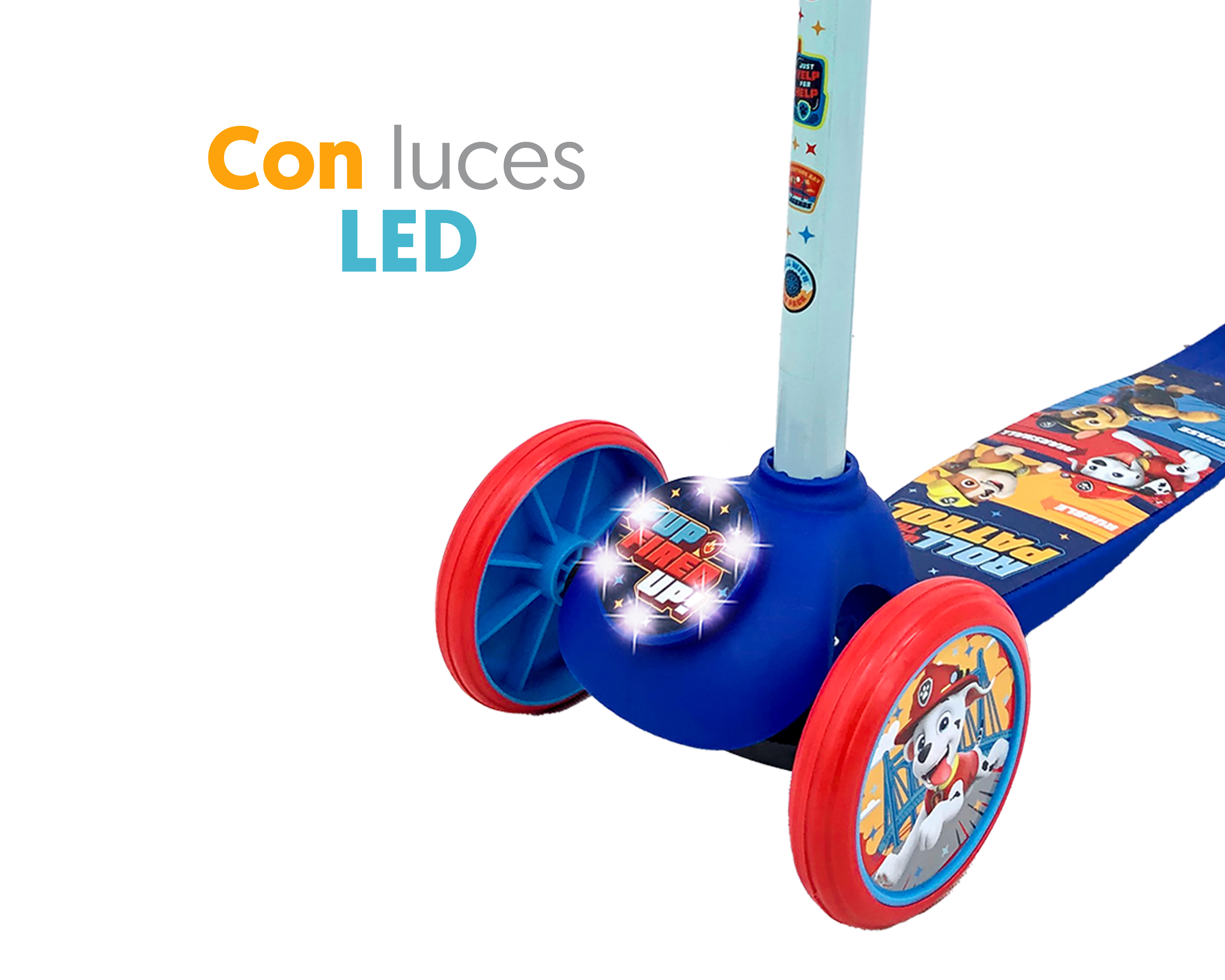 Foto 4 pulgar | Foto 3 | Scooter Infantil Apache Paw Patrol con Luces LED