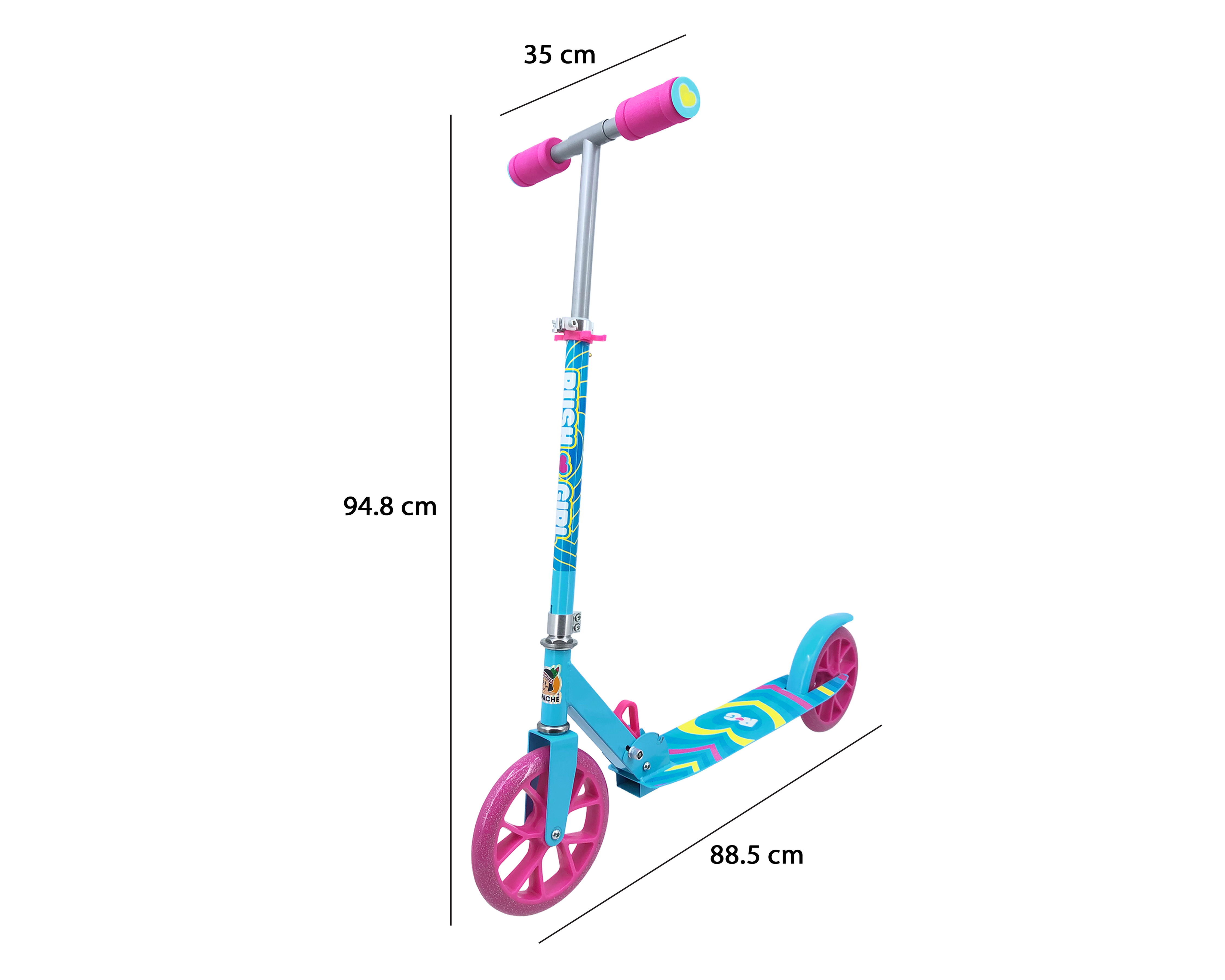 Foto 7 pulgar | Foto 6 | Scooter Infantil Apache Rush Girl Plegable