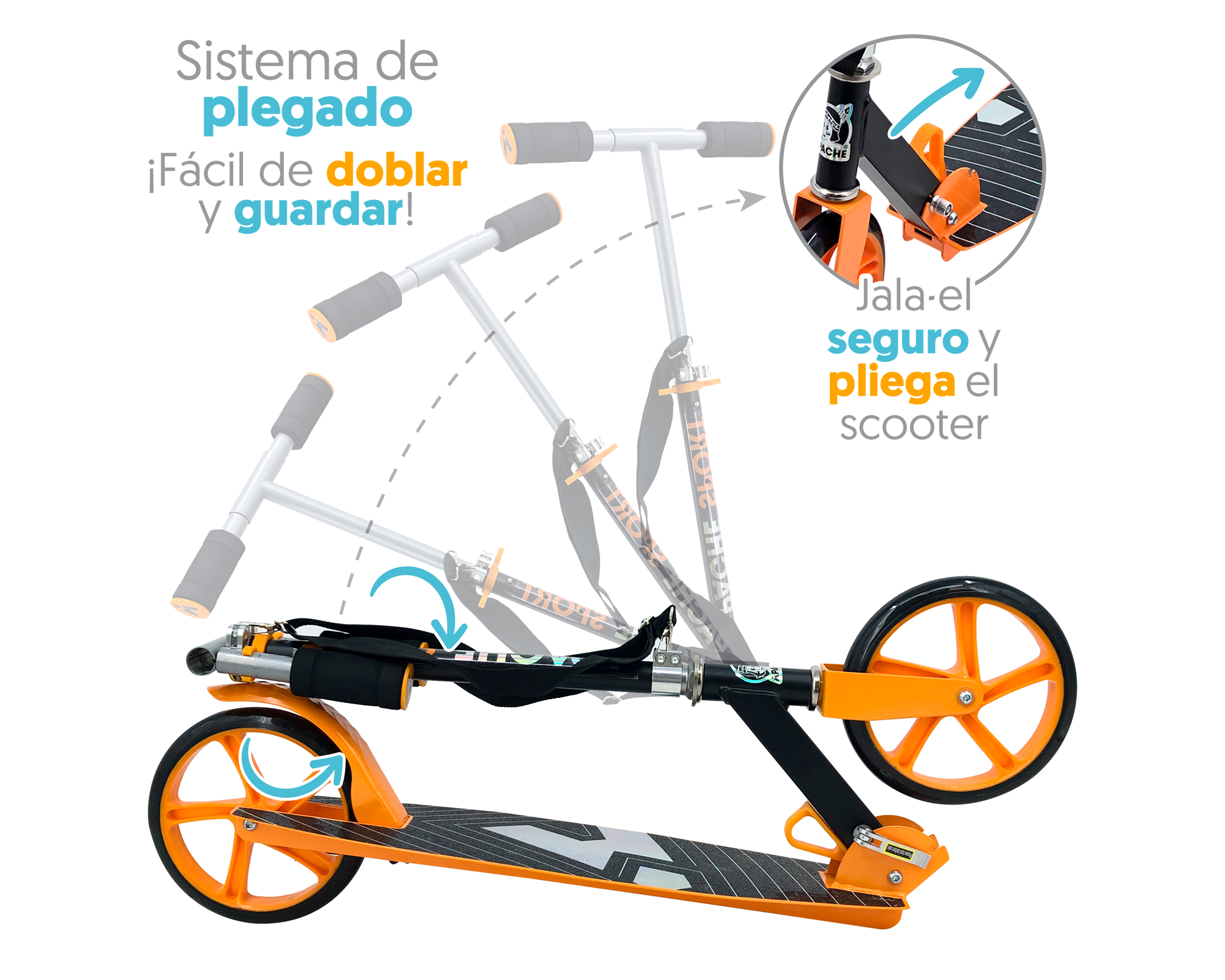 Foto 2 | Foto 2 | Scooter para Niño Apache Plegable