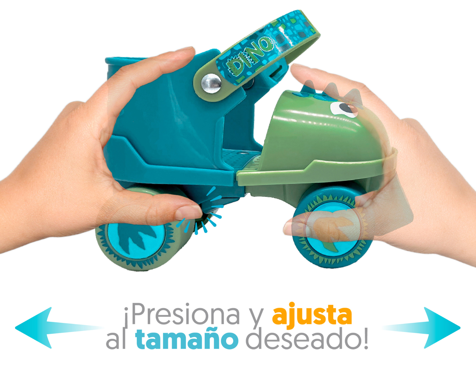 Foto 2 | Foto 2 | Patines para Niño de 4 Ruedas Apache Dino 3D con Casco
