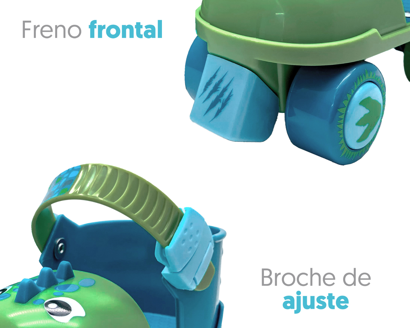 Foto 4 | Foto 4 | Patines para Niño de 4 Ruedas Apache Dino 3D con Casco