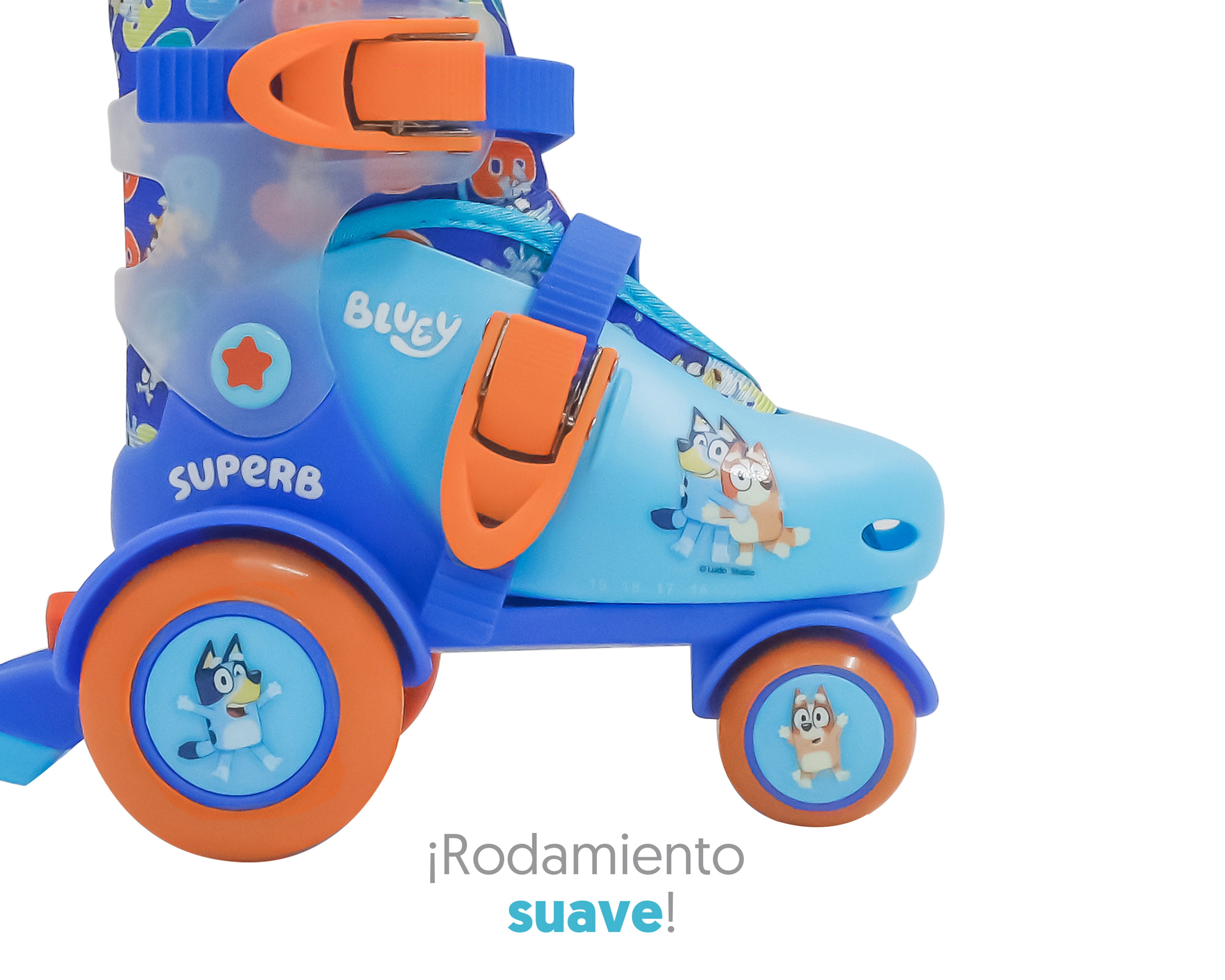 Foto 3 pulgar | Foto 2 | Patines Apache Bluey Ajustables