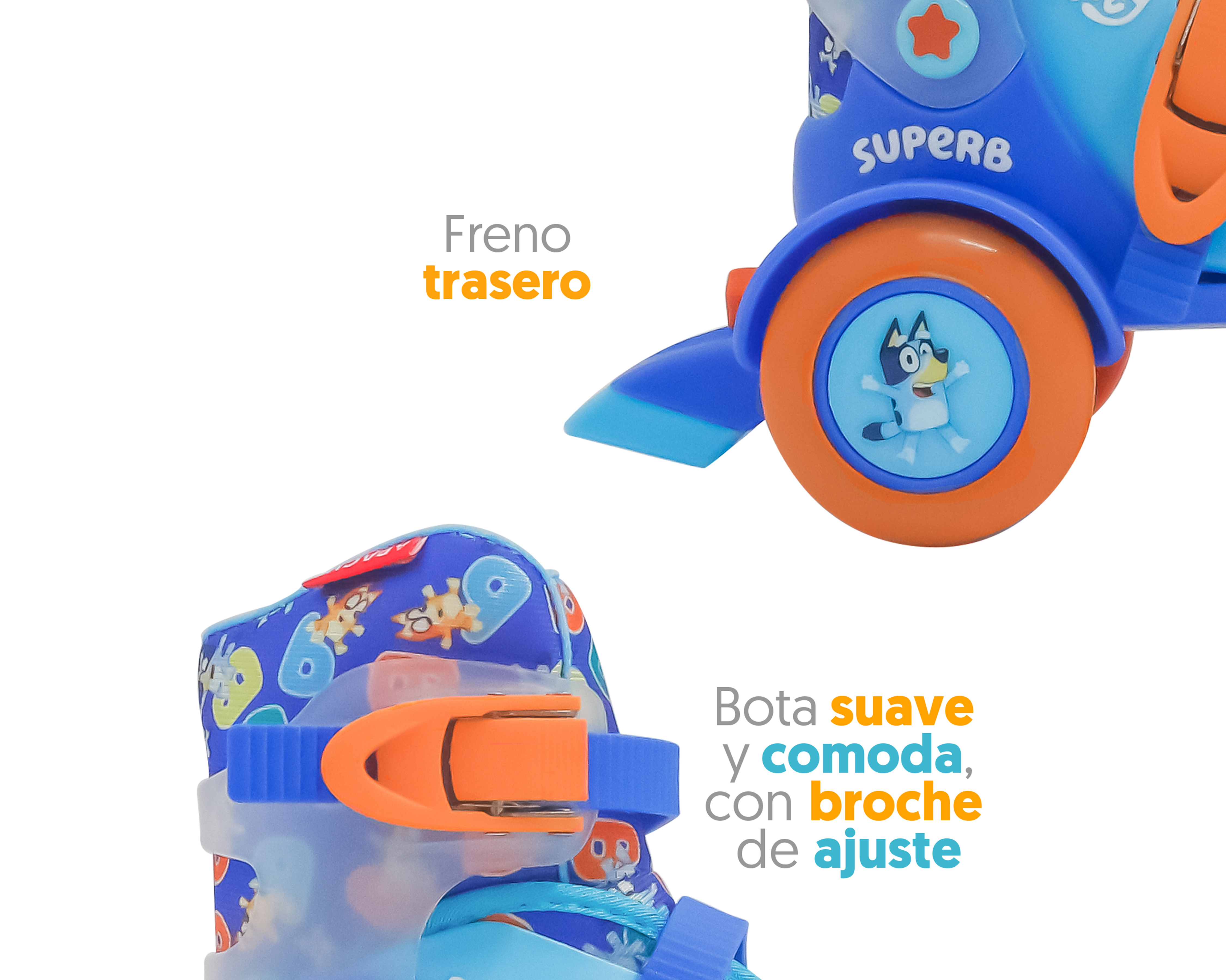 Foto 5 pulgar | Foto 4 | Patines Apache Bluey Ajustables