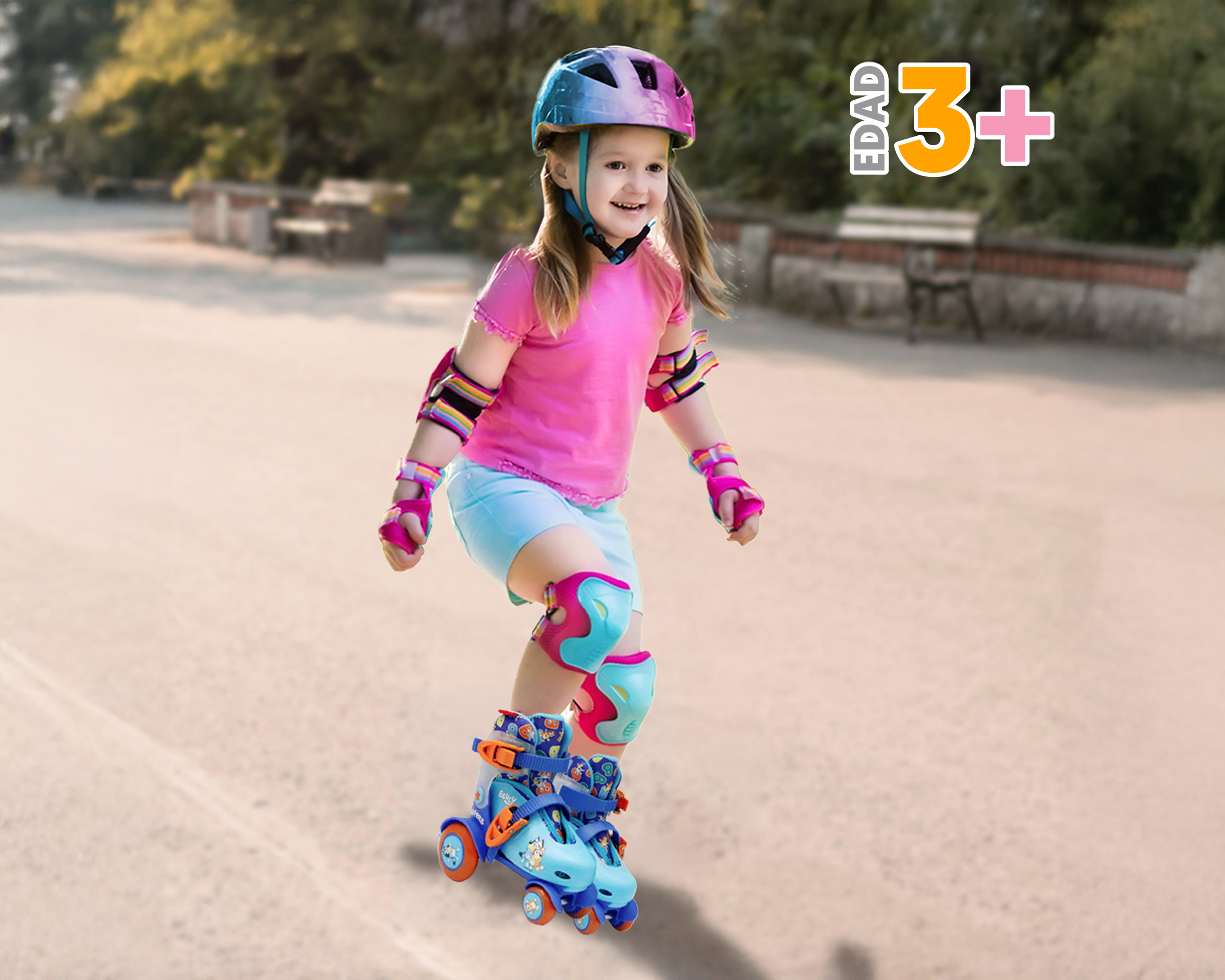 Foto 6 pulgar | Foto 5 | Patines Apache Bluey Ajustables