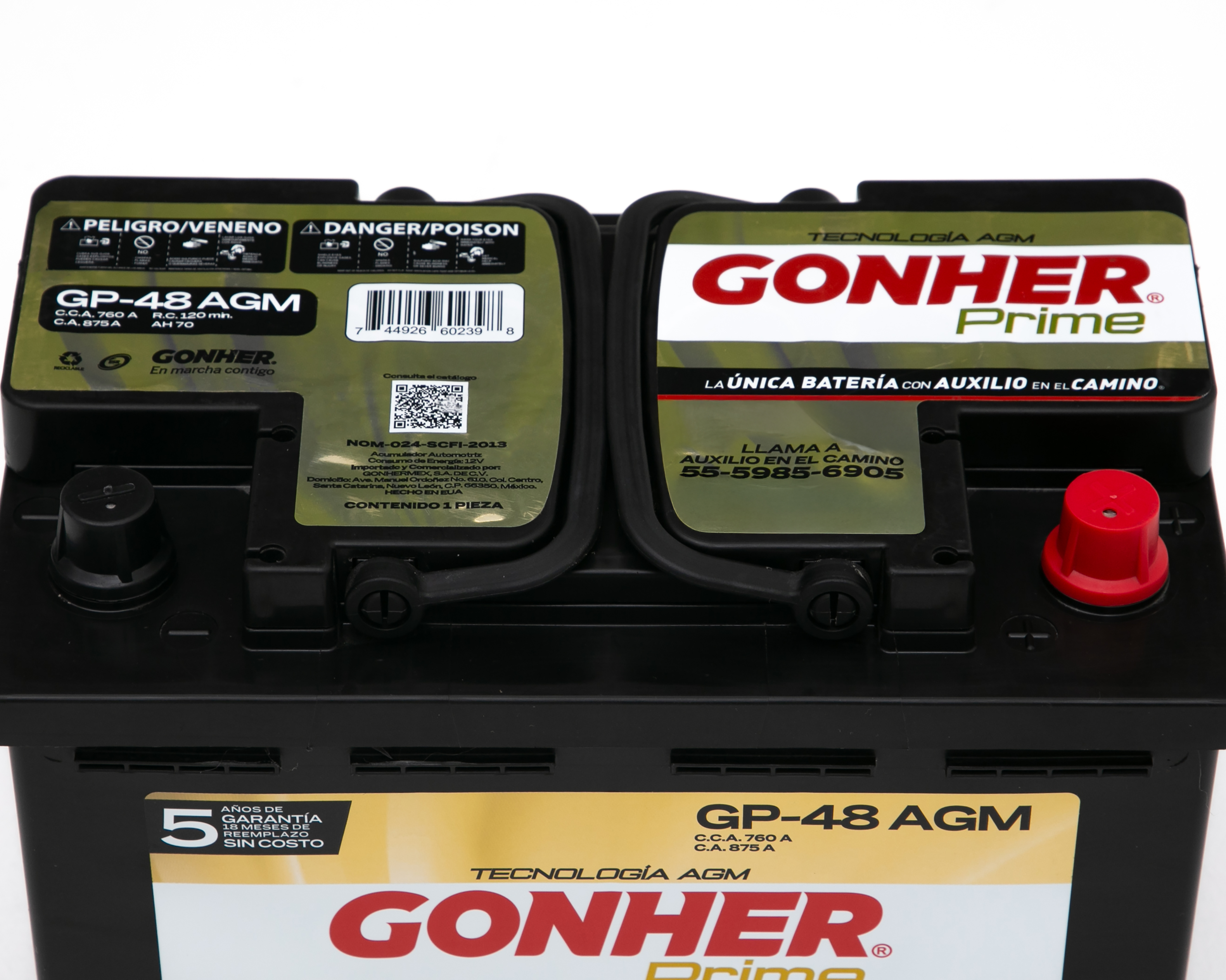 Foto 4 | Foto 4 | Batería para Auto Gonher GP-48 AGM