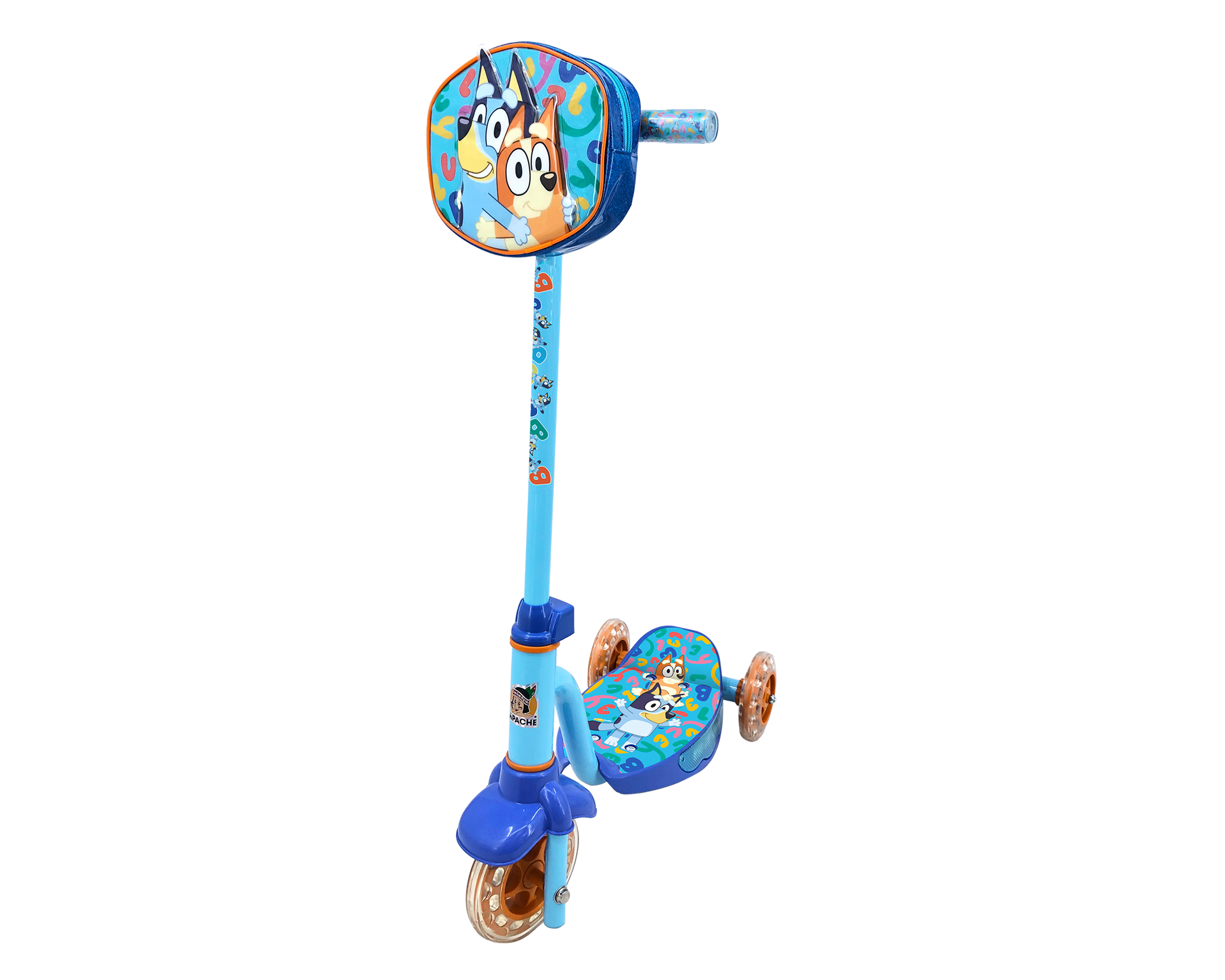 Scooter Infantil Apache Flashing Bluey con Luces