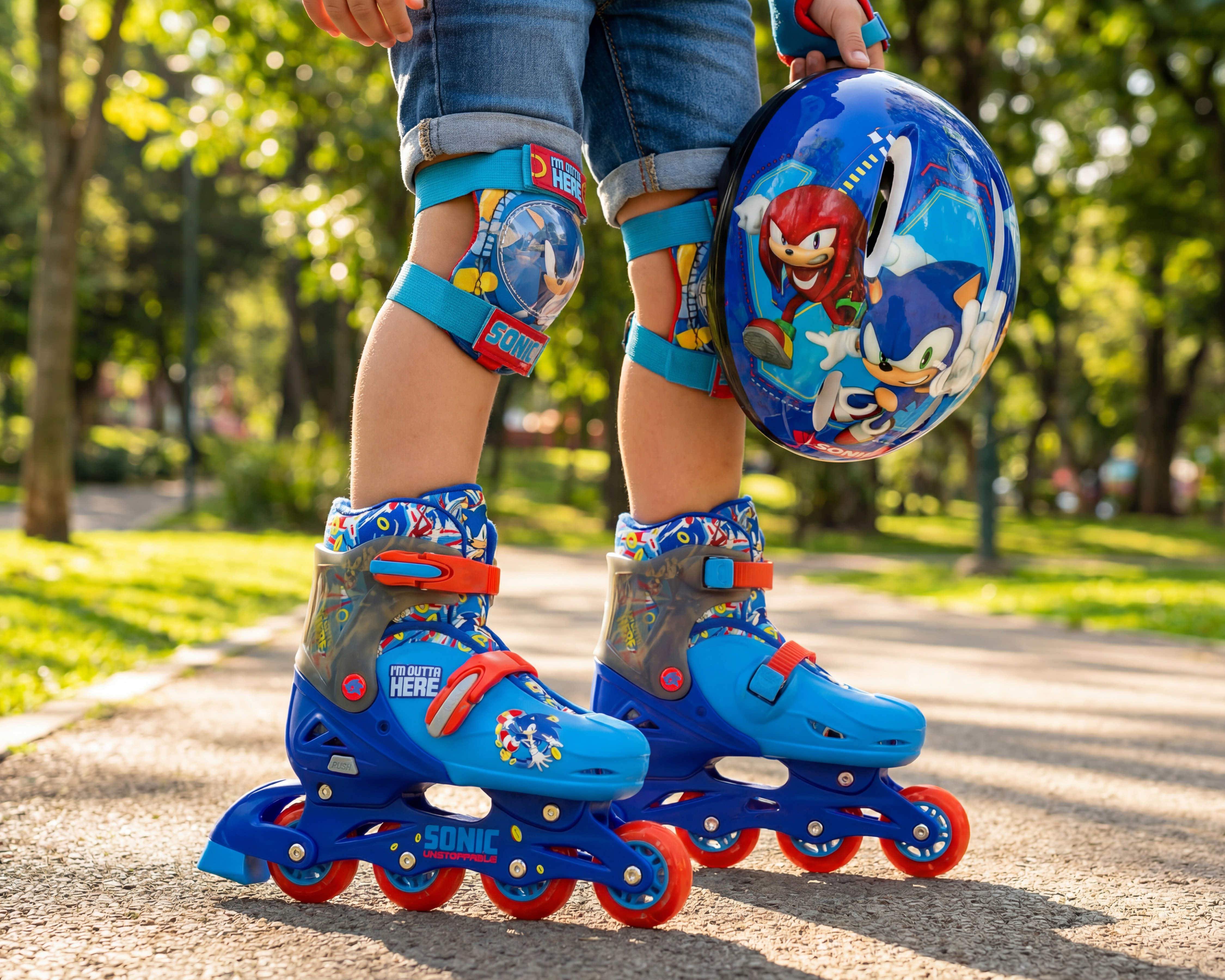 Foto 5 | Foto 5 | Patines para Niño de 4 Ruedas Apache Sonic con Casco