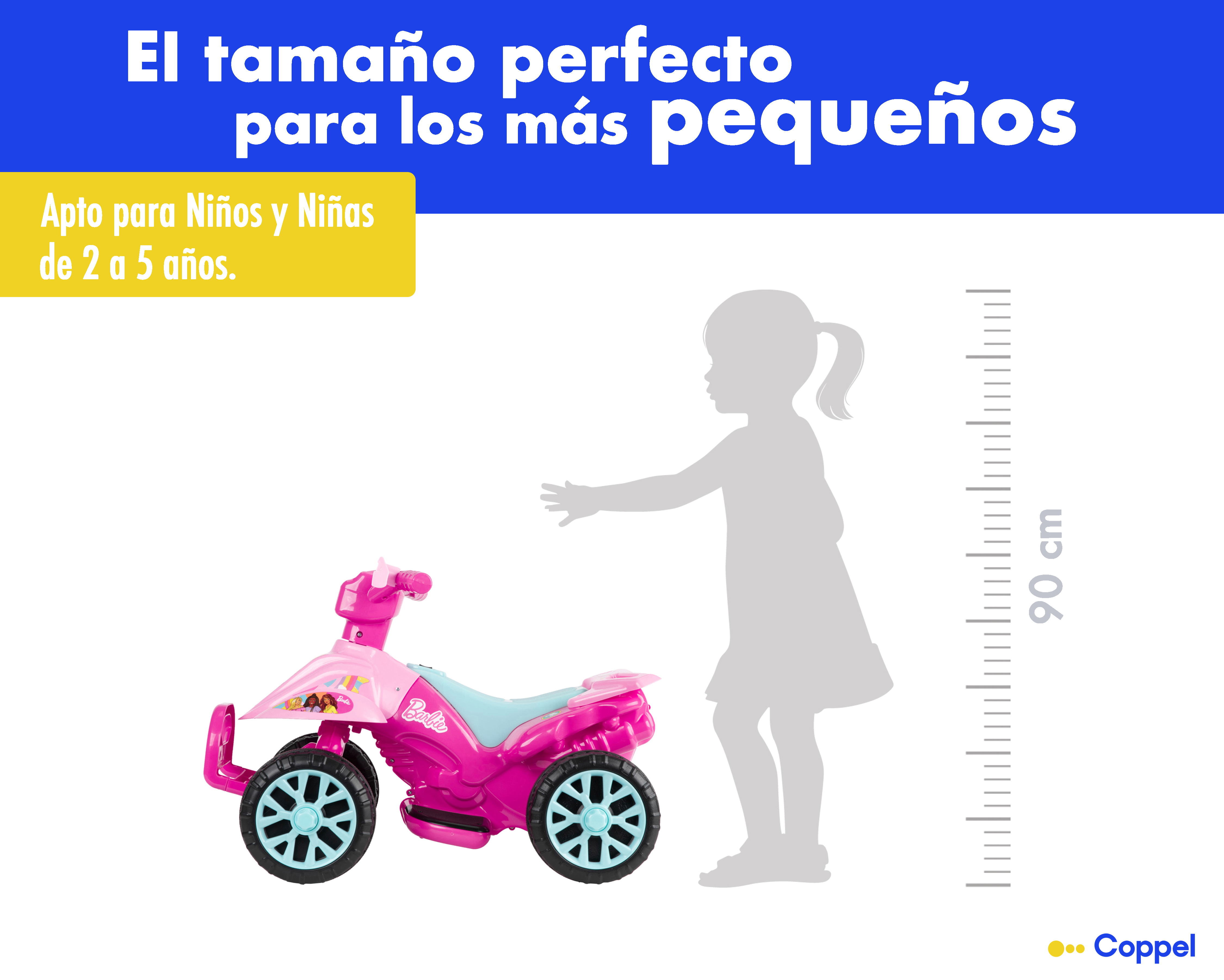 Foto 8 pulgar | Foto 7 | Montable Eléctrico Barbie Rosa
