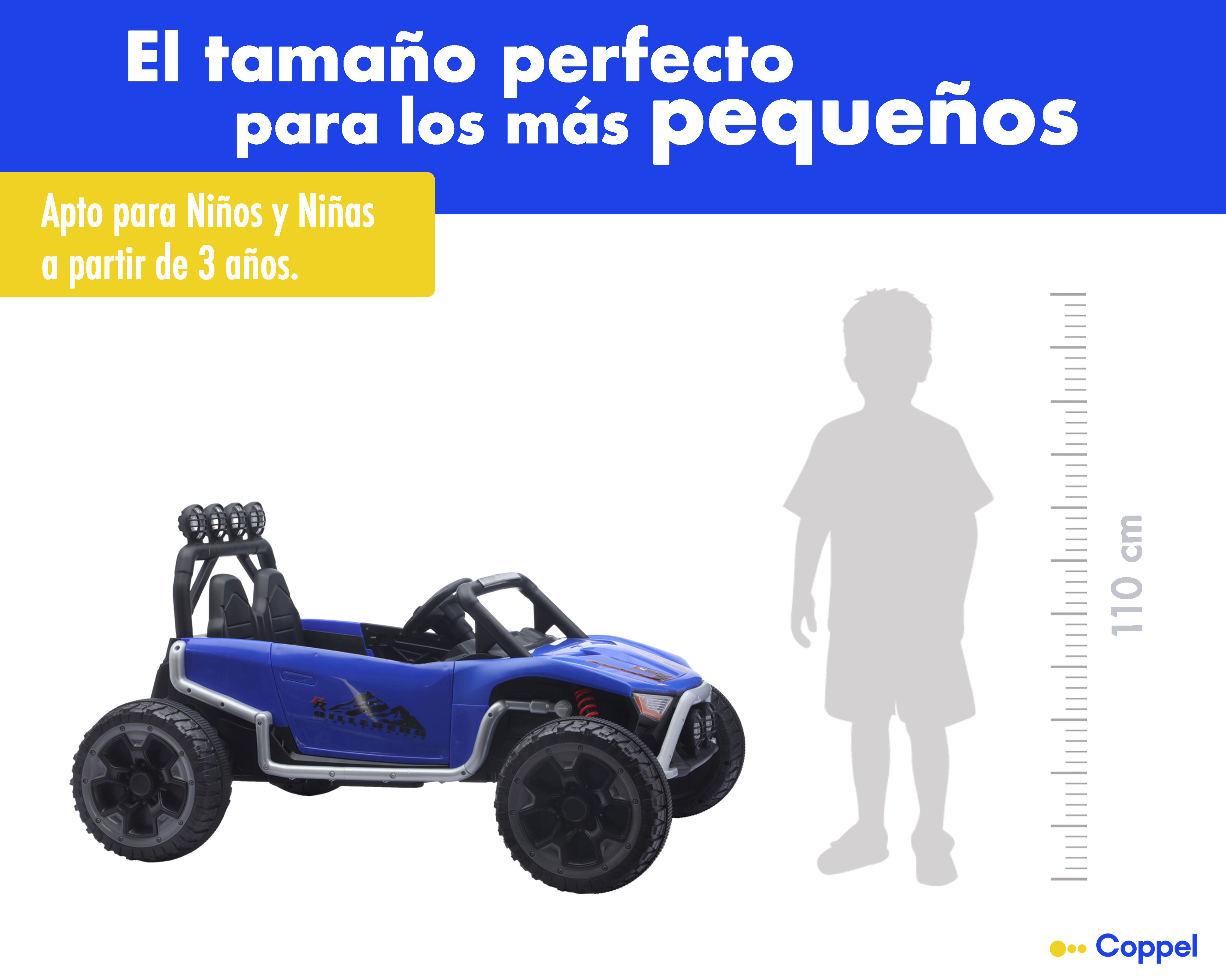 Foto 8 pulgar | Foto 7 | Montable Eléctrico Funzone Azul