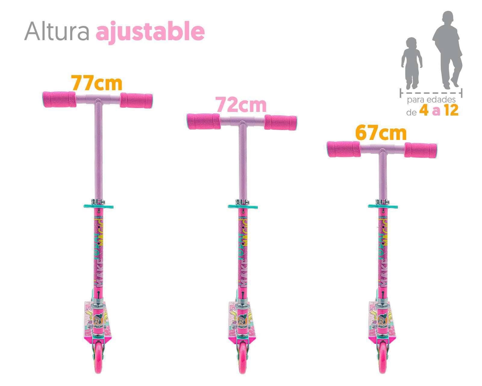 Foto 4 pulgar | Foto 3 | Scooter Apache Barbie R-SBB Plegable